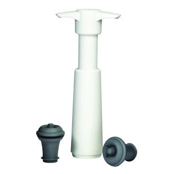 VacuVin® Vacuum Wine Saver & Stopper Set - Black or White - Preserve Wine Freshness for Weeks - Perfect for Parties, Gifts & Home Bars