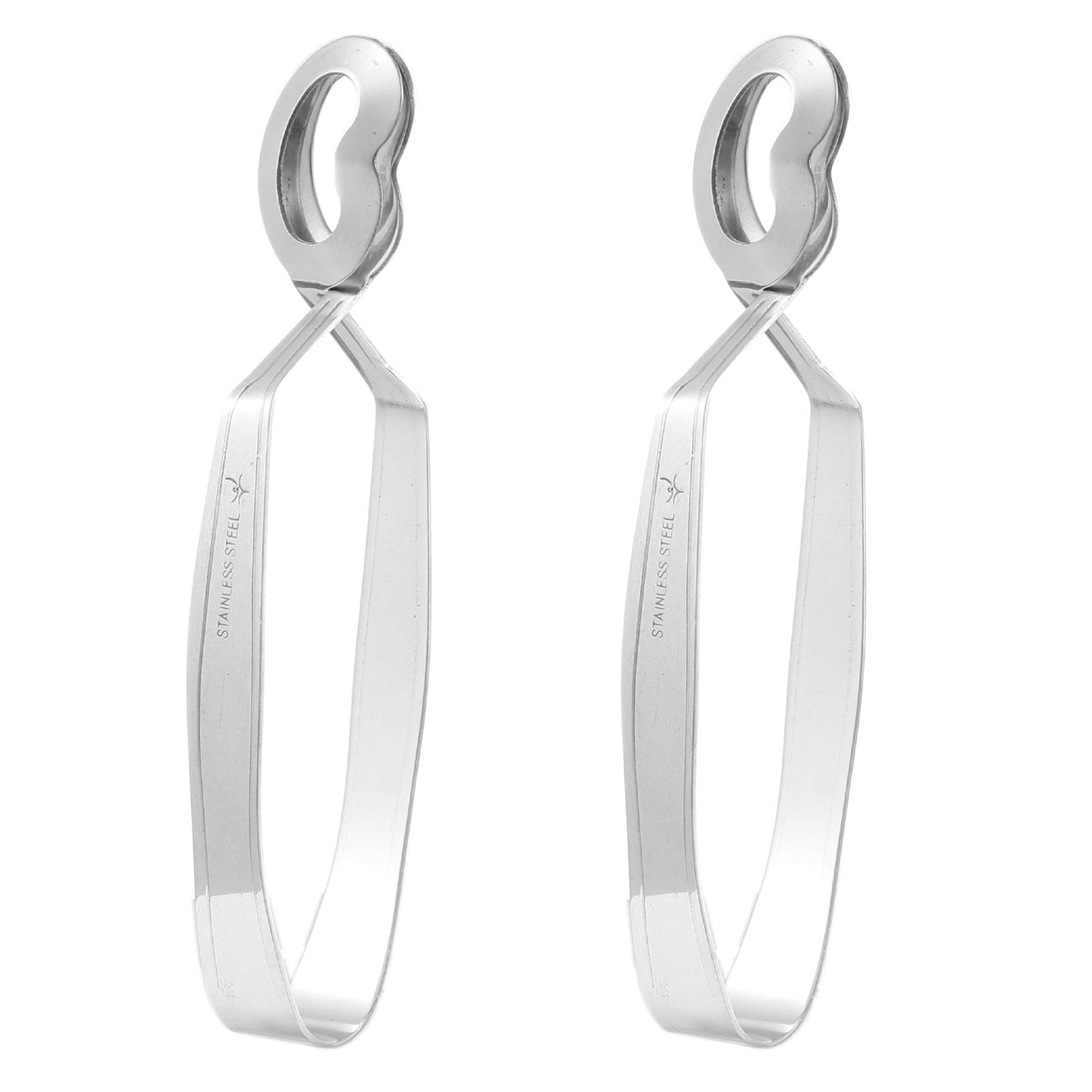 Stainless Steel Escargot Snail Tongs - 2 Pack Seafood & Salad Serving Clip for Kitchen, Restaurants - Perfect for Cooking, Serving Escargot, Crab, Lobster & Salad