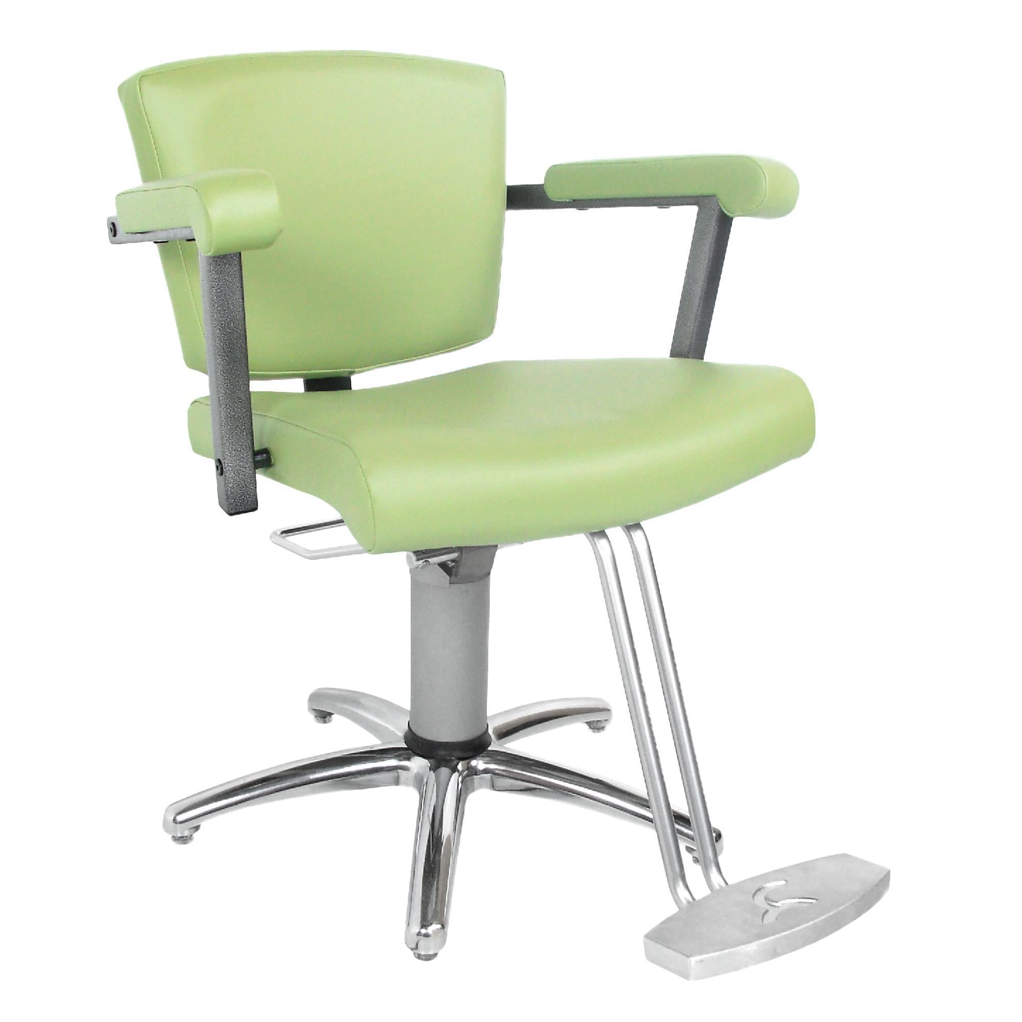 Collins Vittoria Hydraulic Styling Chair with Slim Star Base - Adjustable Height Office Chair for Home & Salon Use - Perfect for Hairdressing, Makeup, and Professional Workspaces