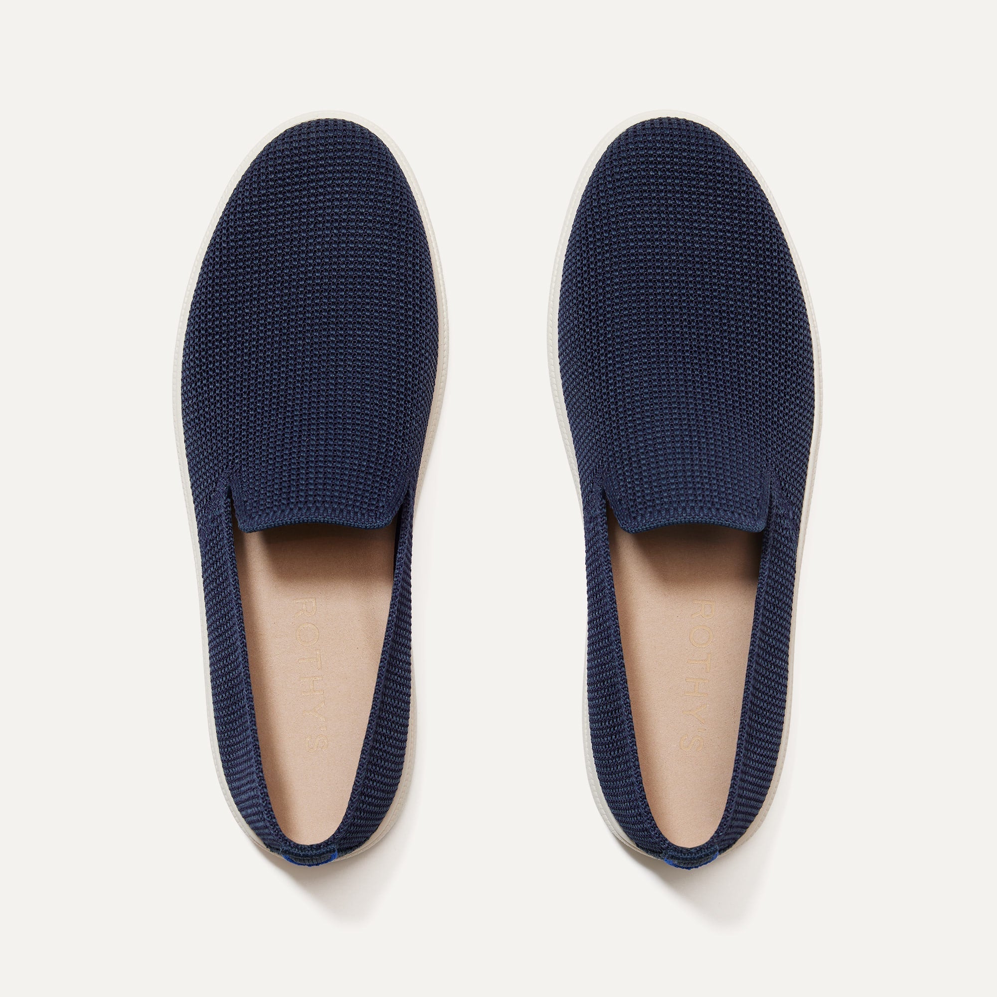 Ravello Slip On Sneakers for Men - Comfortable Dark Navy Casual Shoes for Walking, Travel & Everyday Wear