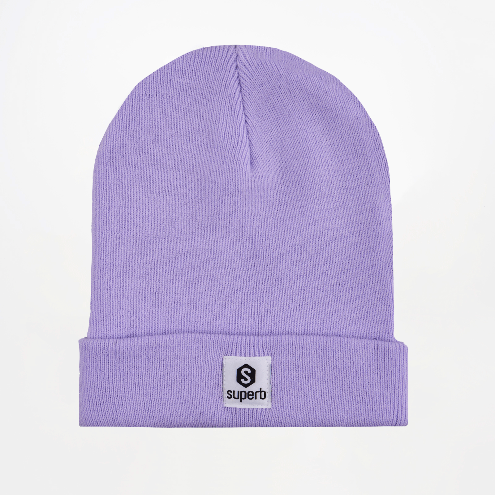 SuperbTag Purple Beanie - Soft Winter Knit Hat for Men & Women - Perfect for Skiing, Hiking & Outdoor Activities