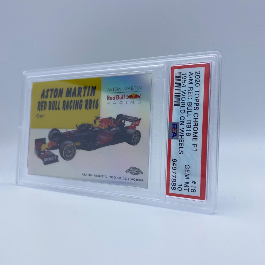 PSA 9 Graded Max Verstappen World On Wheels #54W 18 - Rare Racing Collectible Card for F1 Fans & Sports Memorabilia Collectors - Perfect for Display, Trading, and Investment
