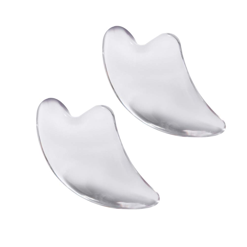 2pcs Gua Sha Massage Tools Set - Jade Facial Scraping Board for Face & Body, Beauty Skin Care & Lymphatic Drainage - Perfect for Relaxation, Anti-Aging & Glowing Skin at Home or Spa
