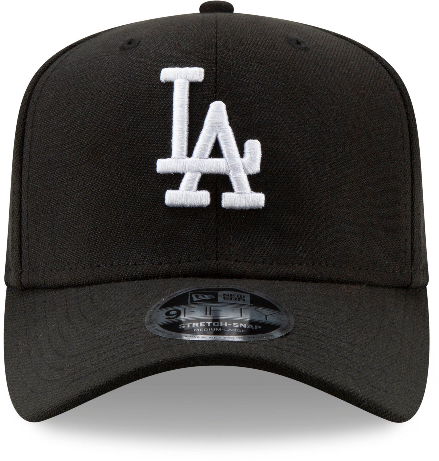 LA Dodgers New Era 950 Black Stretch Snapback Adjustable Baseball Hat - Perfect for Games, Fan Gear & Streetwear Fashion