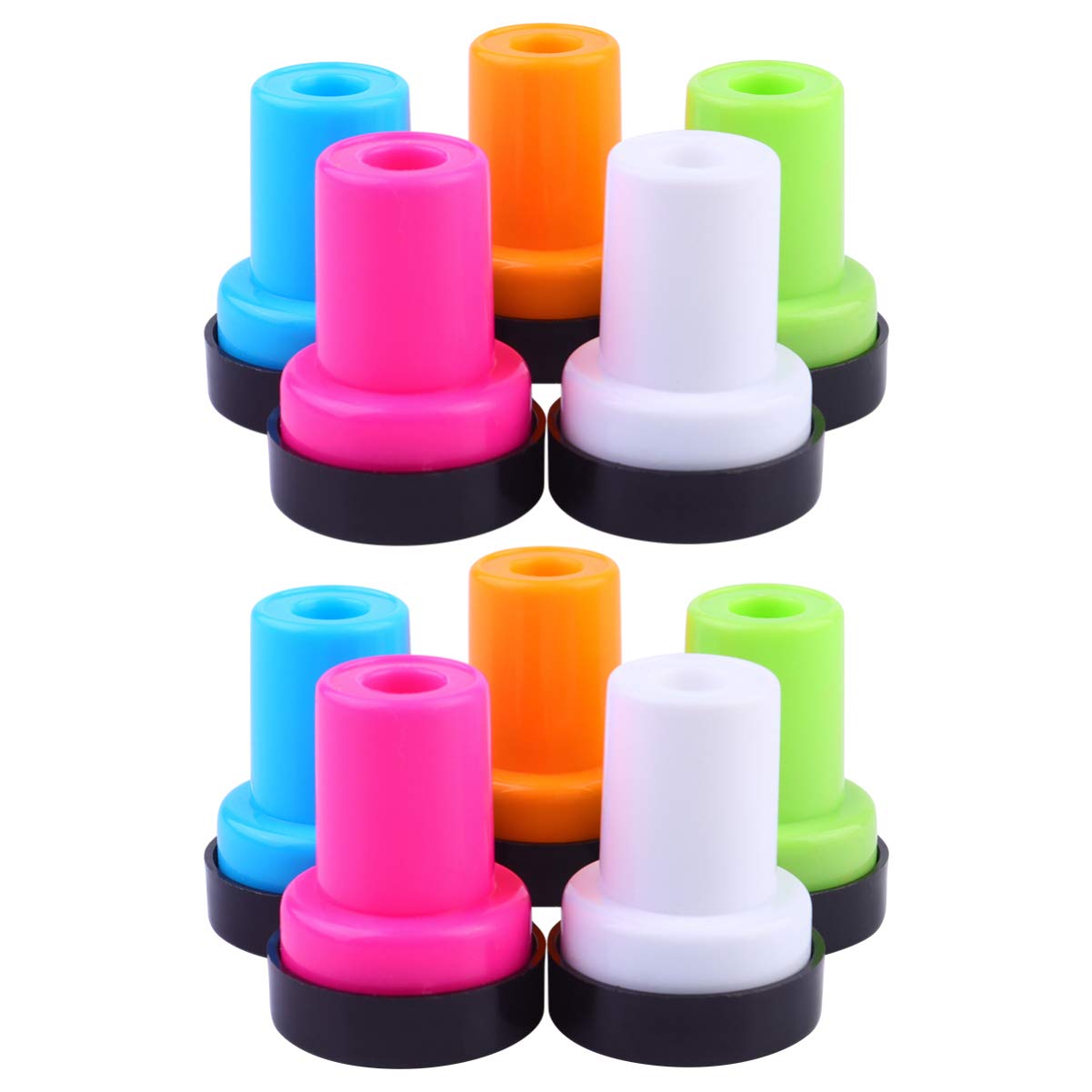 PRETYZOOM 10-Piece Christmas Stamp Set - Santa, Tree, Snowflake, Snowman & Reindeer Self-Inking Stamps for Kids | Holiday Party Favors, DIY Cards & Gift Wrapping | Colorful Xmas Crafts for Children