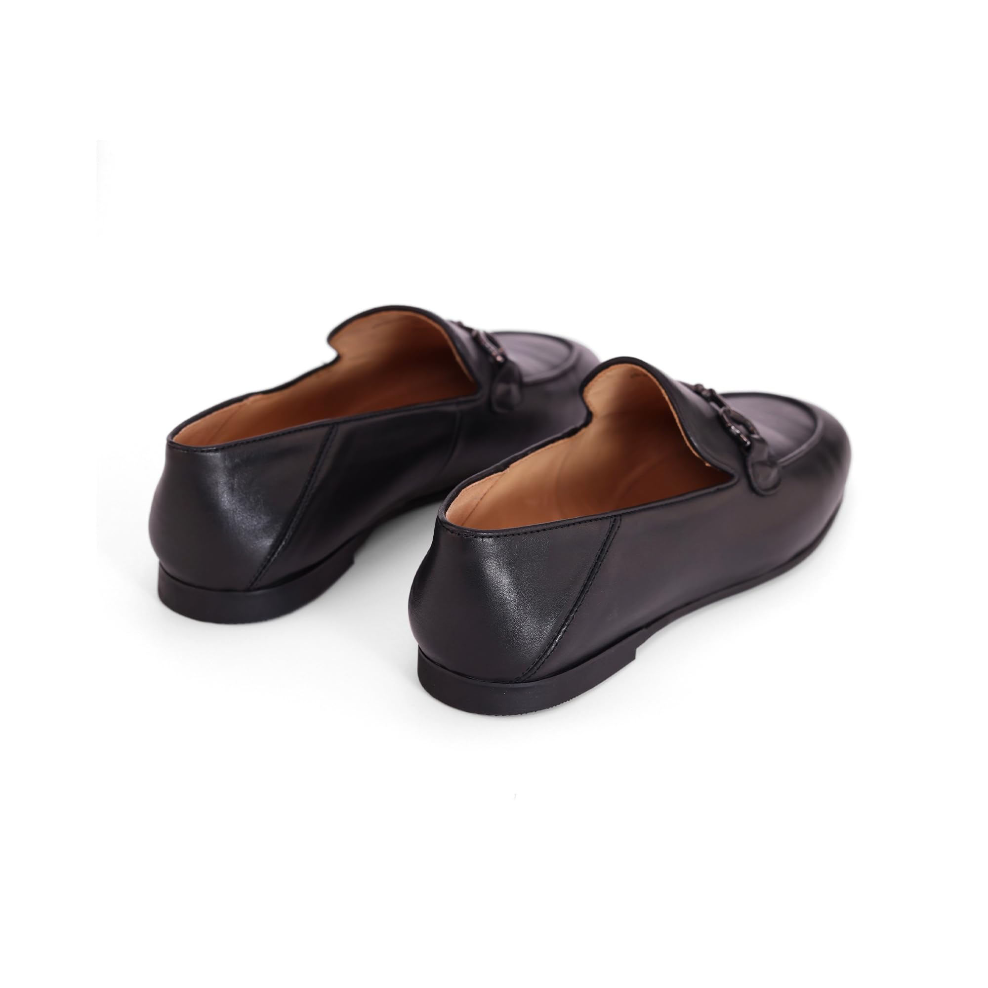 Women's Leather Loafers - Casual Slip-On Ballet Flats for Ladies | Soft & Comfortable Fashion Shoes | Perfect for Office, Travel & Everyday Wear