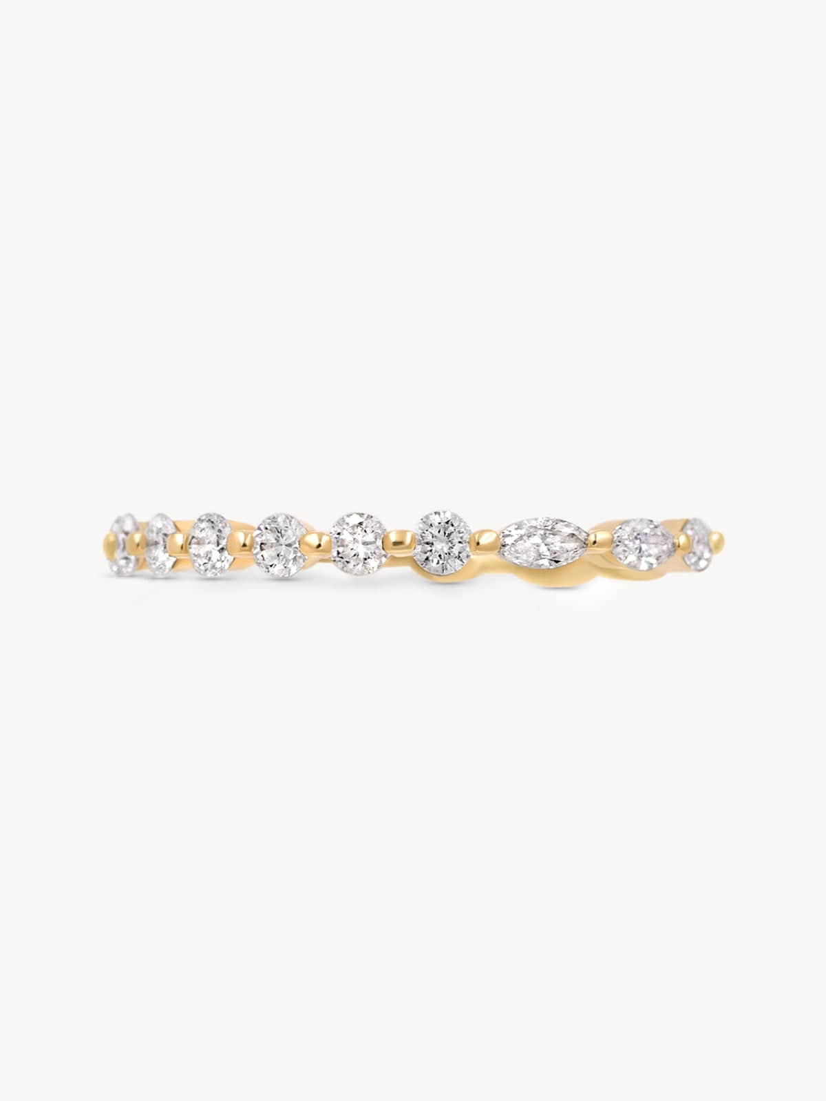 Exquisite Floating Round & Marquise Diamond Ring for Women | Elegant Wedding, Engagement & Anniversary Jewelry Gift