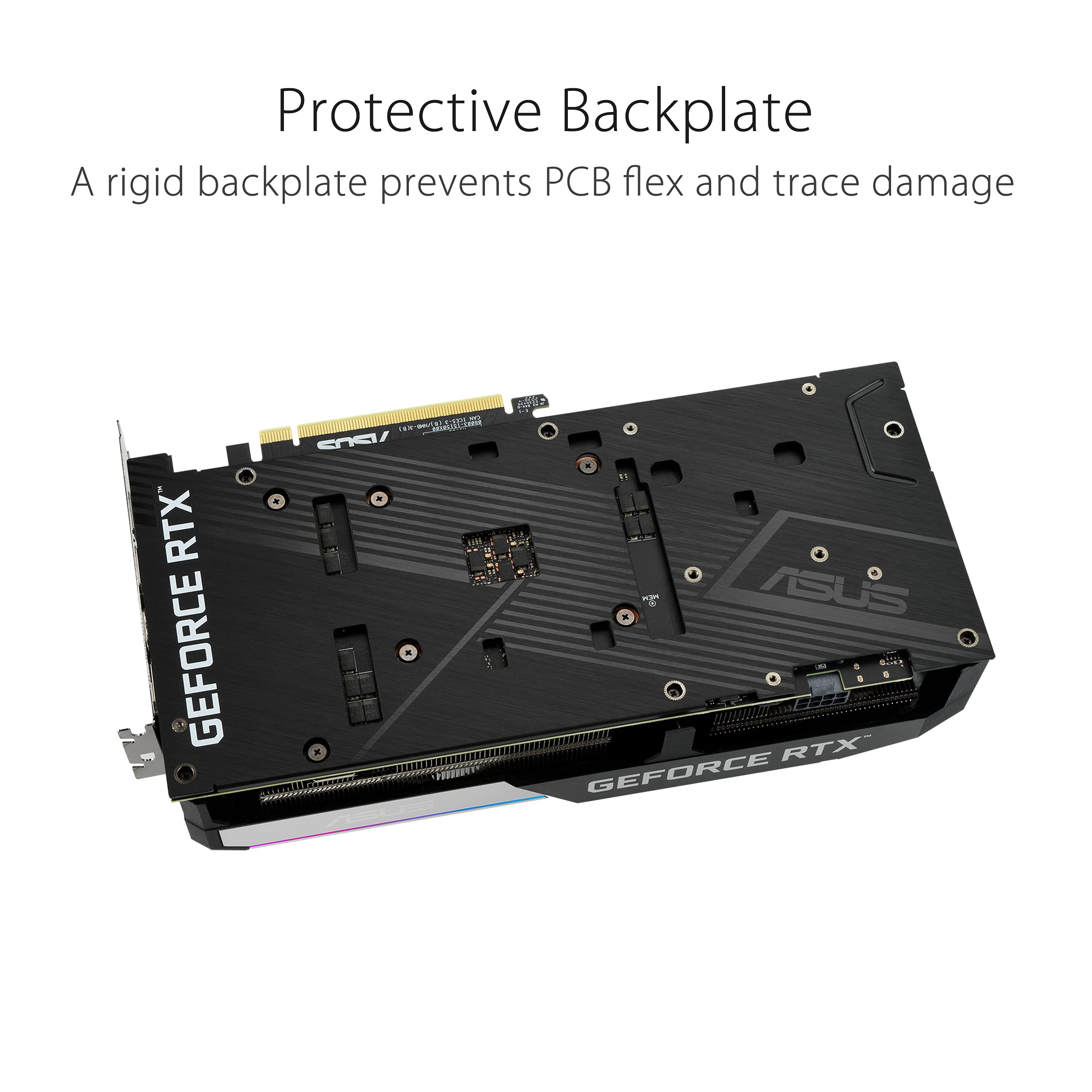 ASUS Dual NVIDIA GeForce RTX 3060 Ti V2 OC Edition 8GB GDDR6 Gaming Graphics Card - PCIe 4.0, LHR, HDMI 2.1, DisplayPort 1.4a, Axial-Tech Fans, Dual BIOS - Perfect for 1440p Gaming, VR & Content Creation (Renewed)