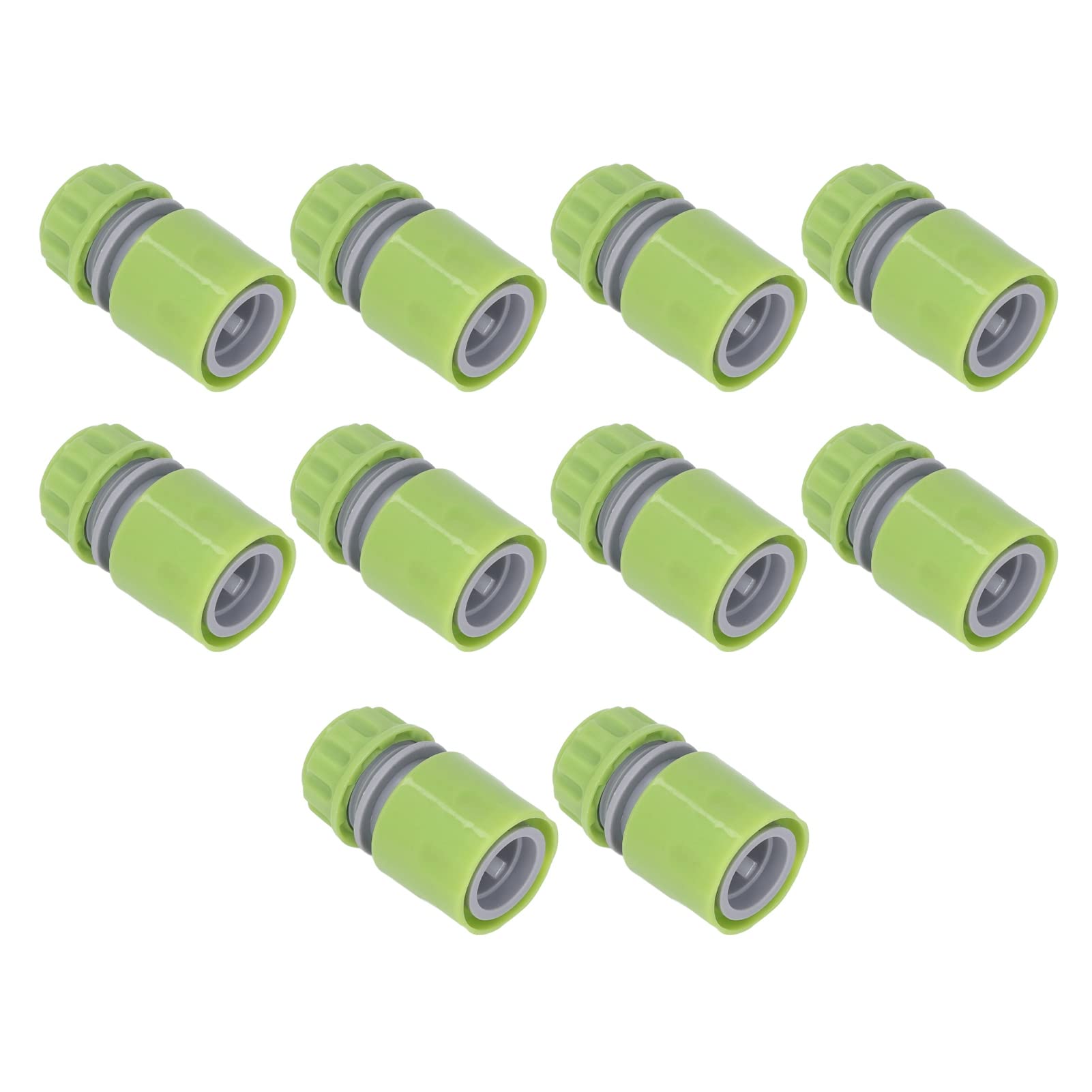 BOTEGRA 10-Pack Quick Connect Garden Hose Fittings - Heavy Duty Plastic Water Hose Connectors for Easy Attachment - Ideal for Gardening, Car Washing & Outdoor Watering