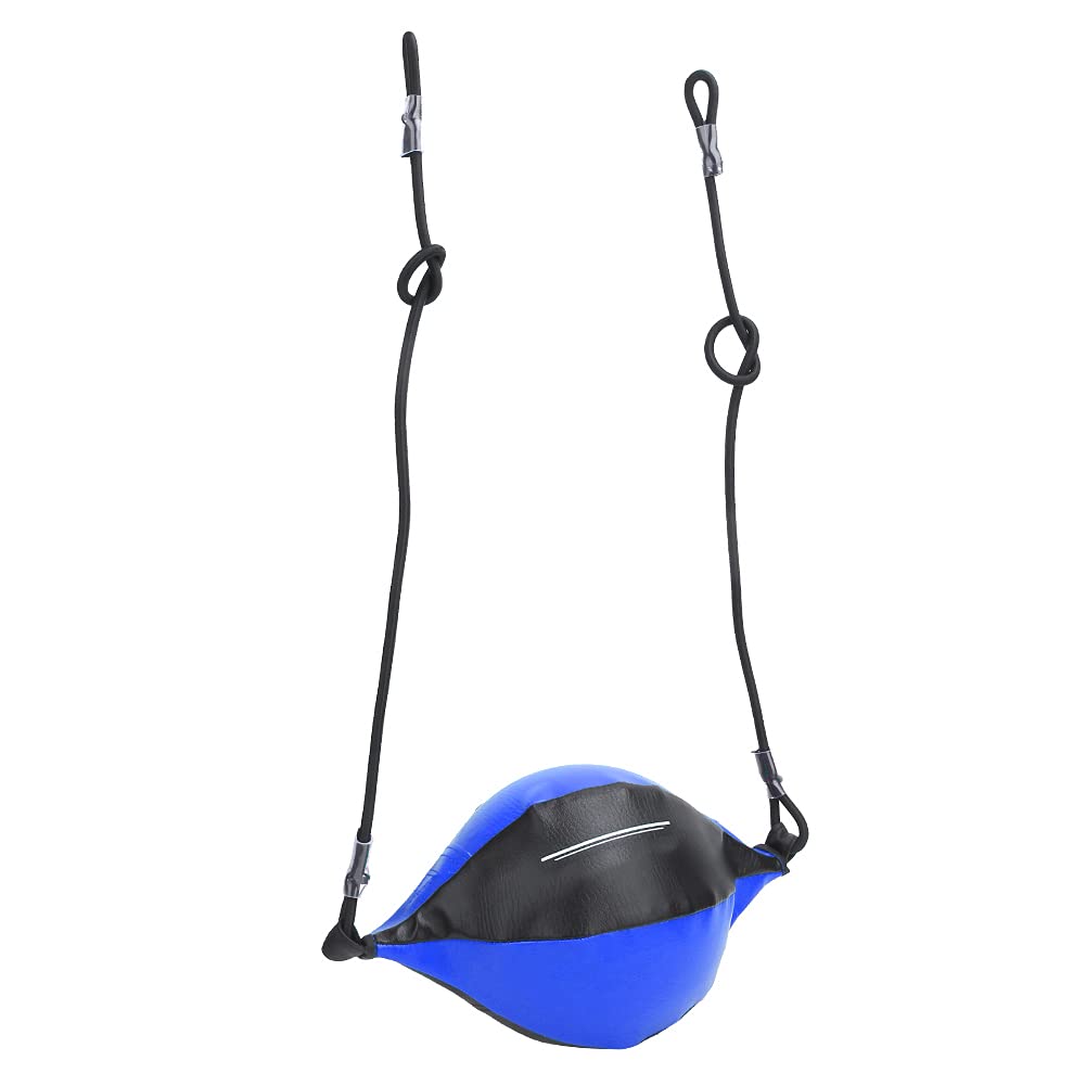 Speed Ball for Boxing Training - Inflatable Home Sport Equipment (Black/Blue) - Perfect for Home Gyms & Fitness