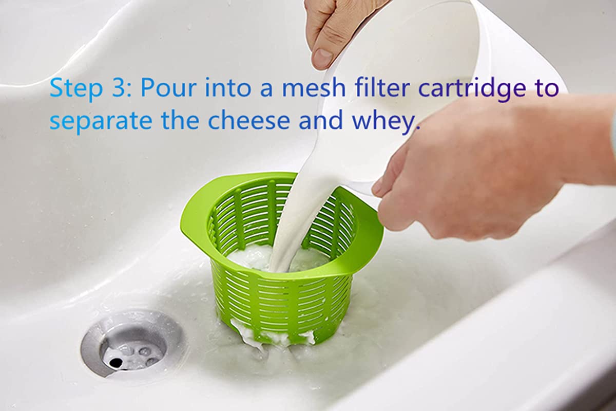 Microwave Cheese Maker Kit - DIY Homemade Cheese Maker for Mozzarella, Cheddar & More | Perfect for Family Cooking, Pizza Toppings & Party Snacks