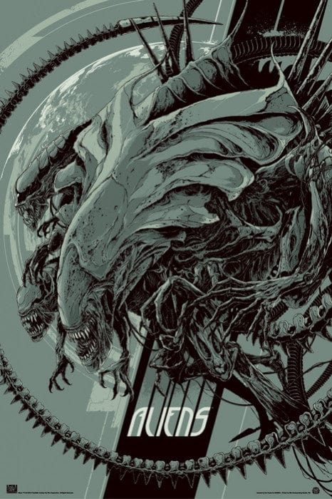 Alien Movie Variant Poster by Ken Taylor - Limited Edition Art Print for Sci-Fi Fans & Home Theater Decor