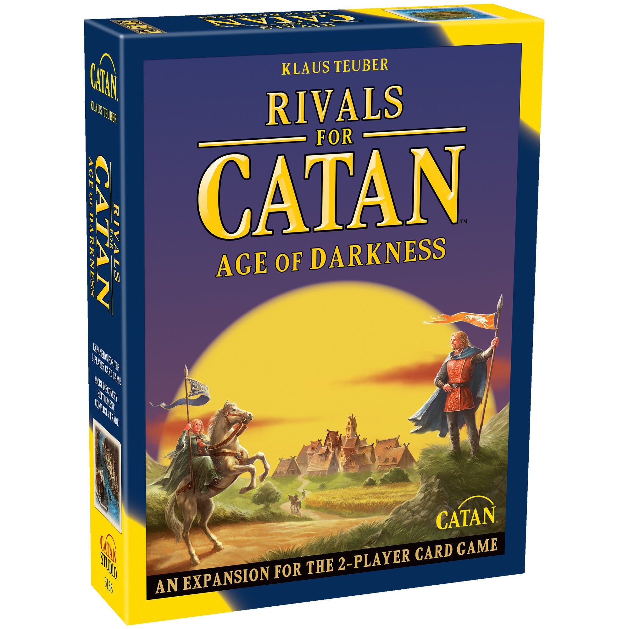 Catan Expansion: Rivals for Catan - Age of Darkness Revised Edition | Strategy Board Game for Adults & Teens | Perfect for Family Game Nights & Competitive Play