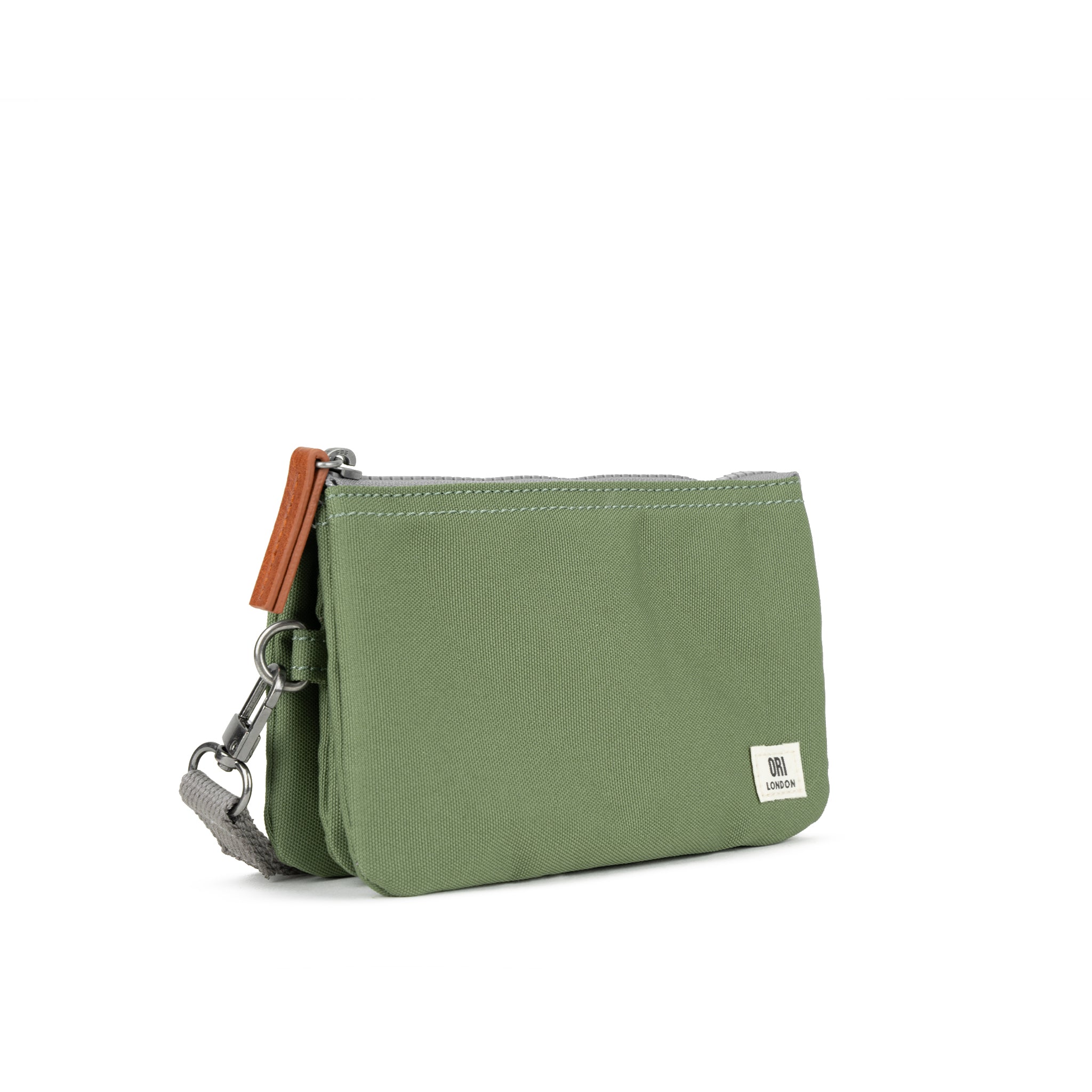 Carnaby Granite Recycled Canvas Crossbody Bag with Adjustable Wrist Strap - Perfect for Travel, Shopping, and Everyday Use