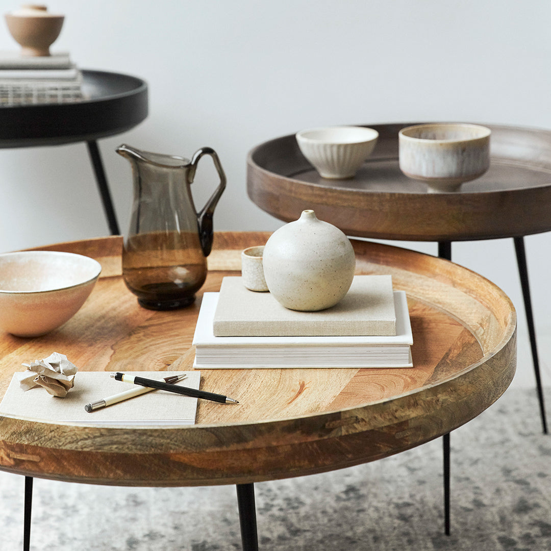 Kasliwal Handcrafted Wooden Bowl - Elegant Table Centerpiece for Home Decor, Dining & Gifting | Perfect for Fruit Display, Salad Serving & Decorative Storage