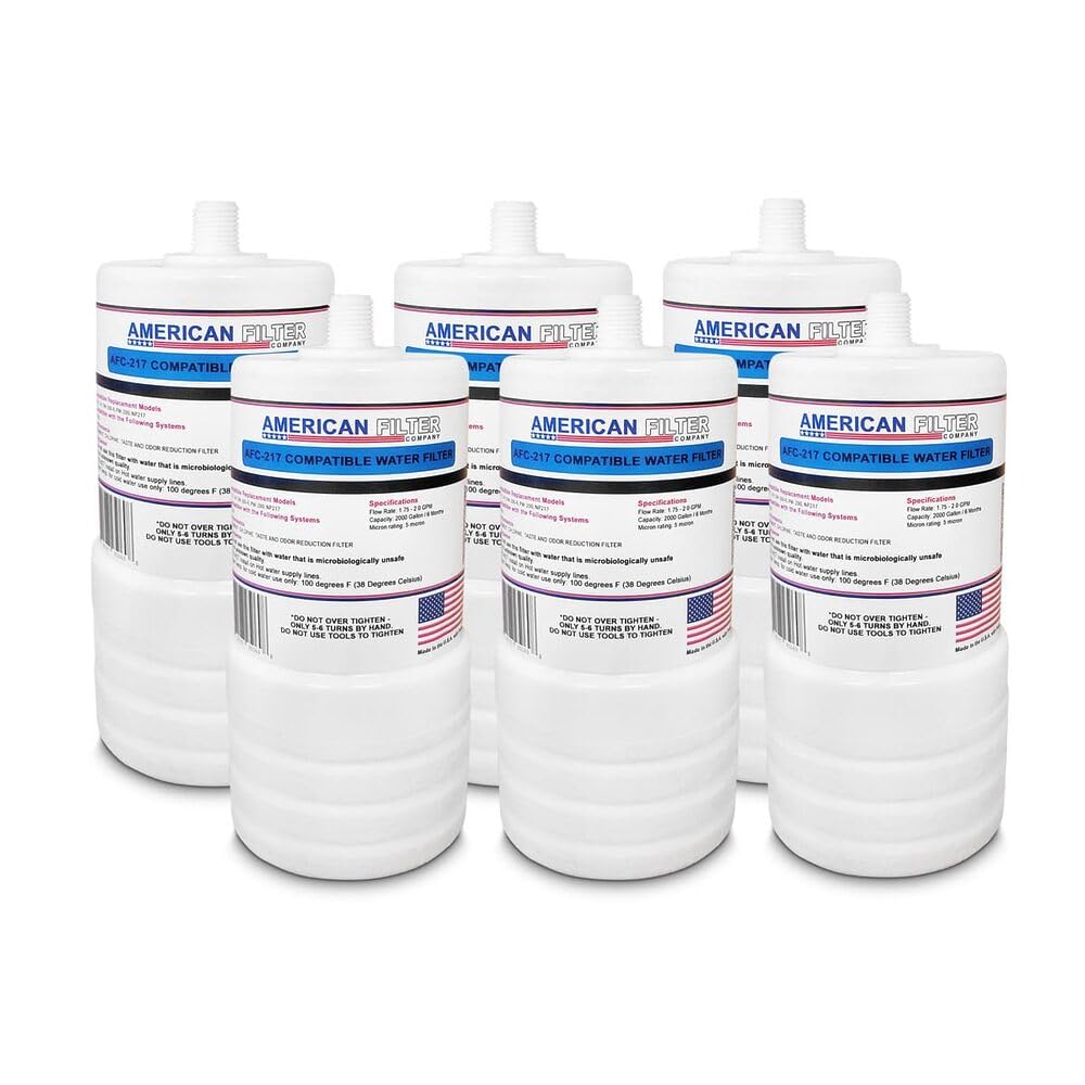 AFC-AP217 Water Filter Cartridge - Compatible with Aqua-Pure & 3M AP217 CFS217 70020318823 4629002 DW-200-R | Replacement for Clean Drinking Water | Home, Office & RV Use