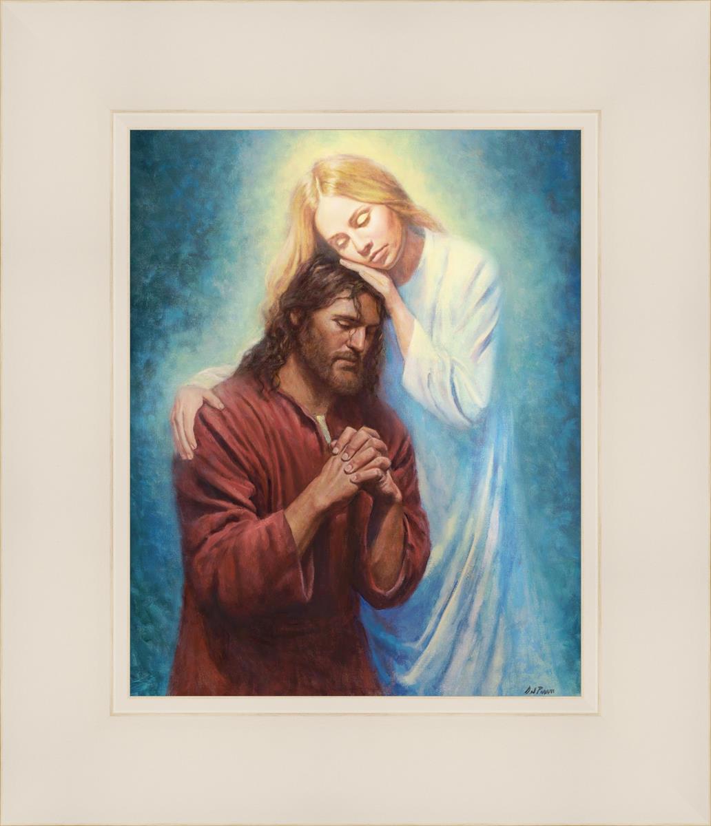 Angel Mother by Del Parson - Religious Wall Art for Home Decor - Perfect for Living Room, Bedroom & Church Inspirational Decor