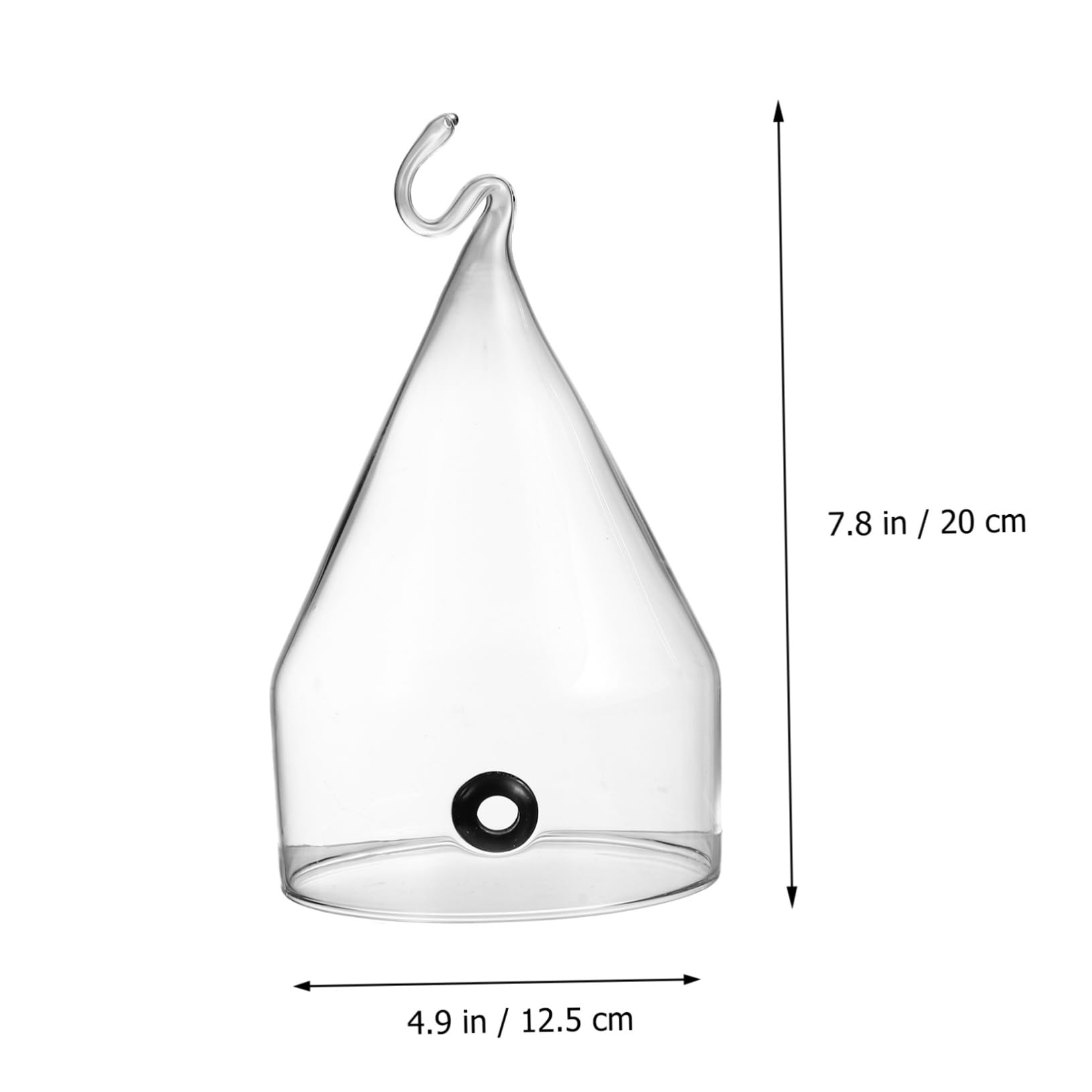 1 Pc Glass Cake Cover Dome - Transparent Dessert Display Cloche for Cakes, Bread, Pastries - Perfect for Bakery Showcase, Kitchen Storage & Party Serving