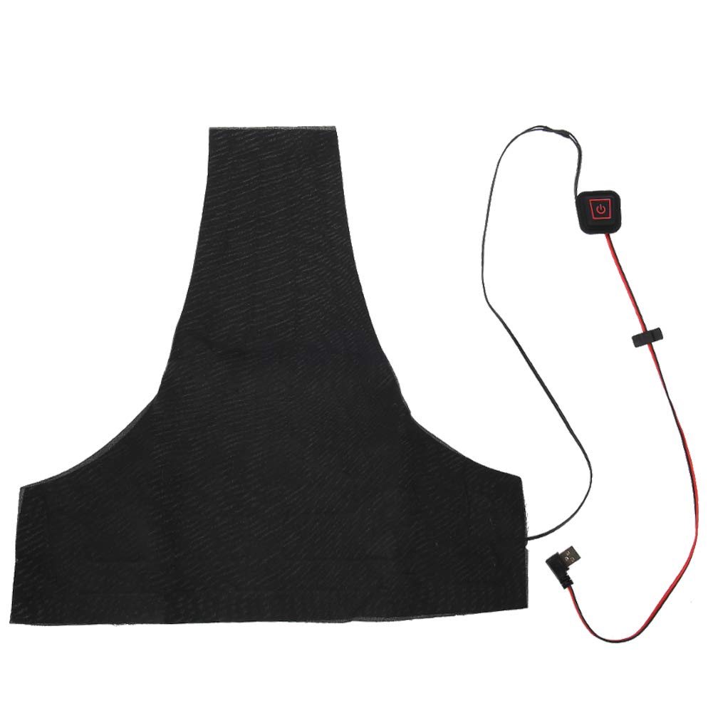 USB Electric Heating Pad - Winter Heated Vest with Alloy Fiber, Waterproof & Warm Clothing Kit for Back Pain Relief - Perfect for Outdoor Activities, Camping & Cold Weather Wear