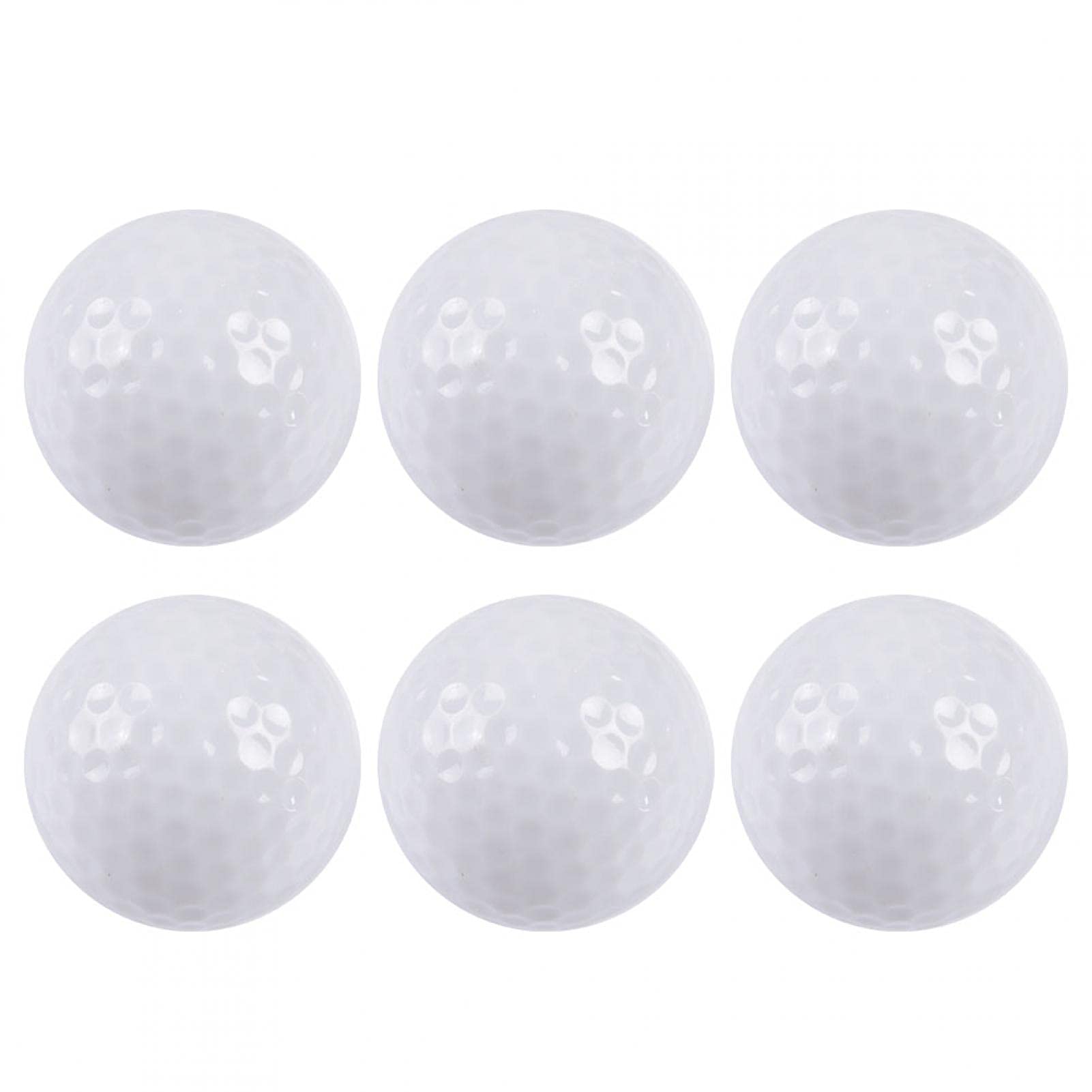 EVTSCAN LED Flashing Golf Balls - 6 Pack Glow in The Dark Golf Balls for Men & Women | Long Lasting Night Golf Practice | Perfect for Night Driving Range, Backyard Practice & Glow-in-the-Dark Golf Tournaments