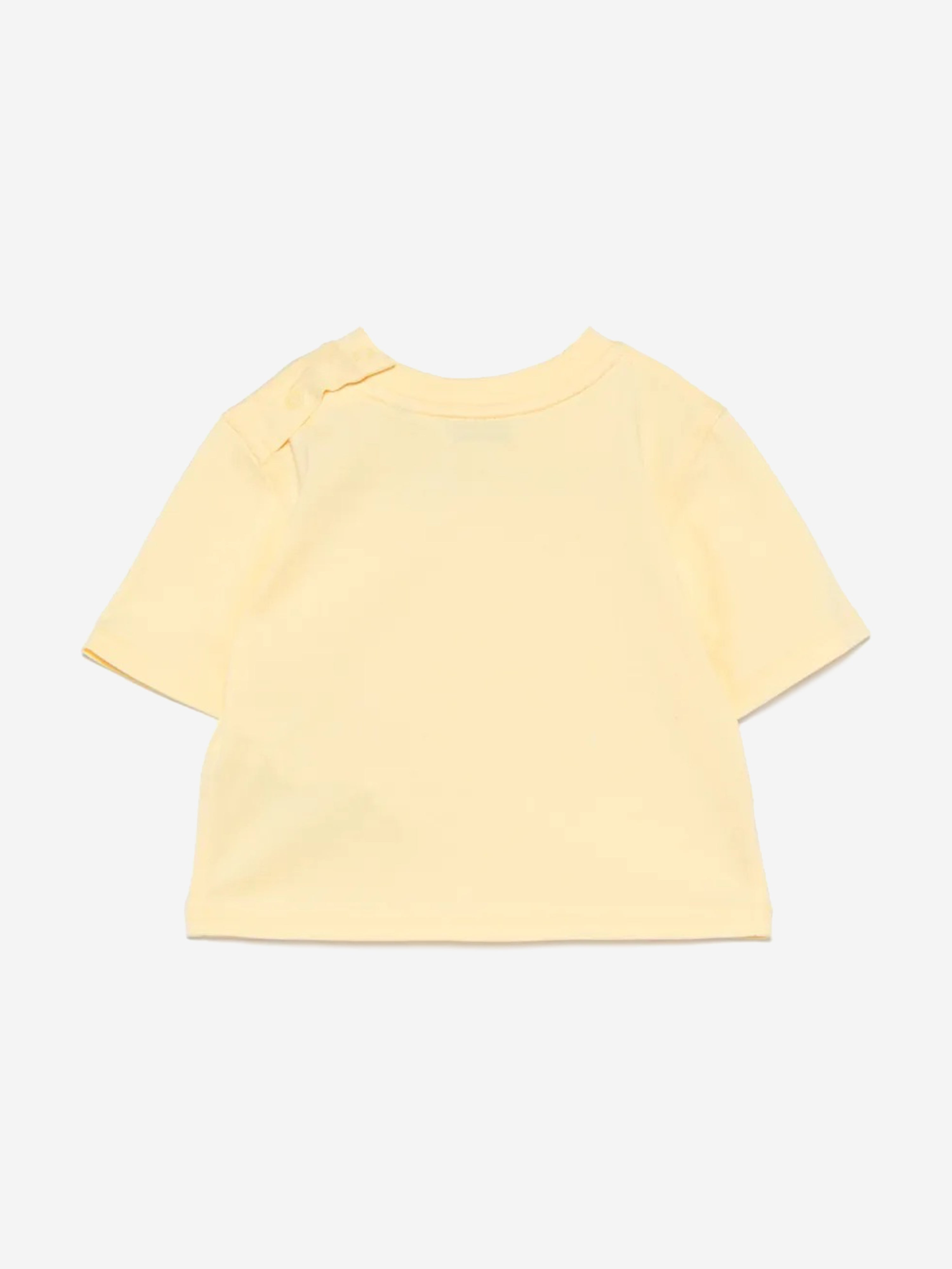 Yellow Mini Cedar T-Shirt for Baby Boys - Soft & Comfortable Cotton Tee for Playtime & Casual Outings