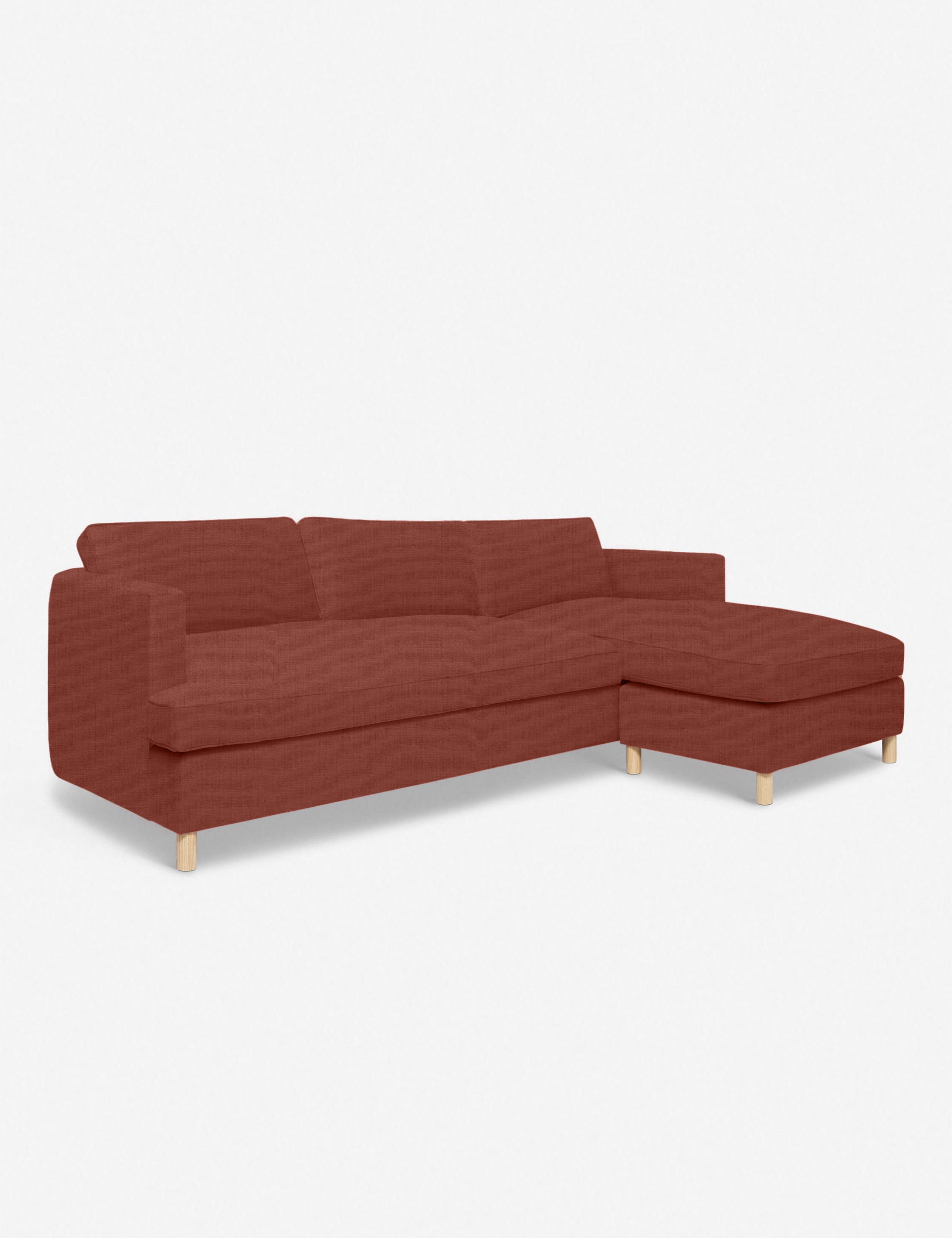 Belton Sectional Sofa by Ginny Macdonald - Modern L-Shaped Couch for Living Room, Family Room & Lounge | Comfortable Fabric Upholstery