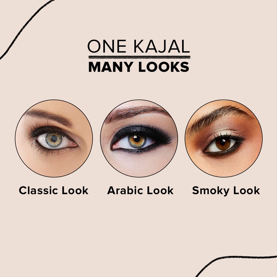 Dazller Eye Combo: Lash-a-Long Mascara & Kreamy Kajal (0.35g) - Lightweight, Smudge-Proof, Water-Resistant, Long-Lasting | Perfect for Everyday Wear, Date Night, and Special Occasions