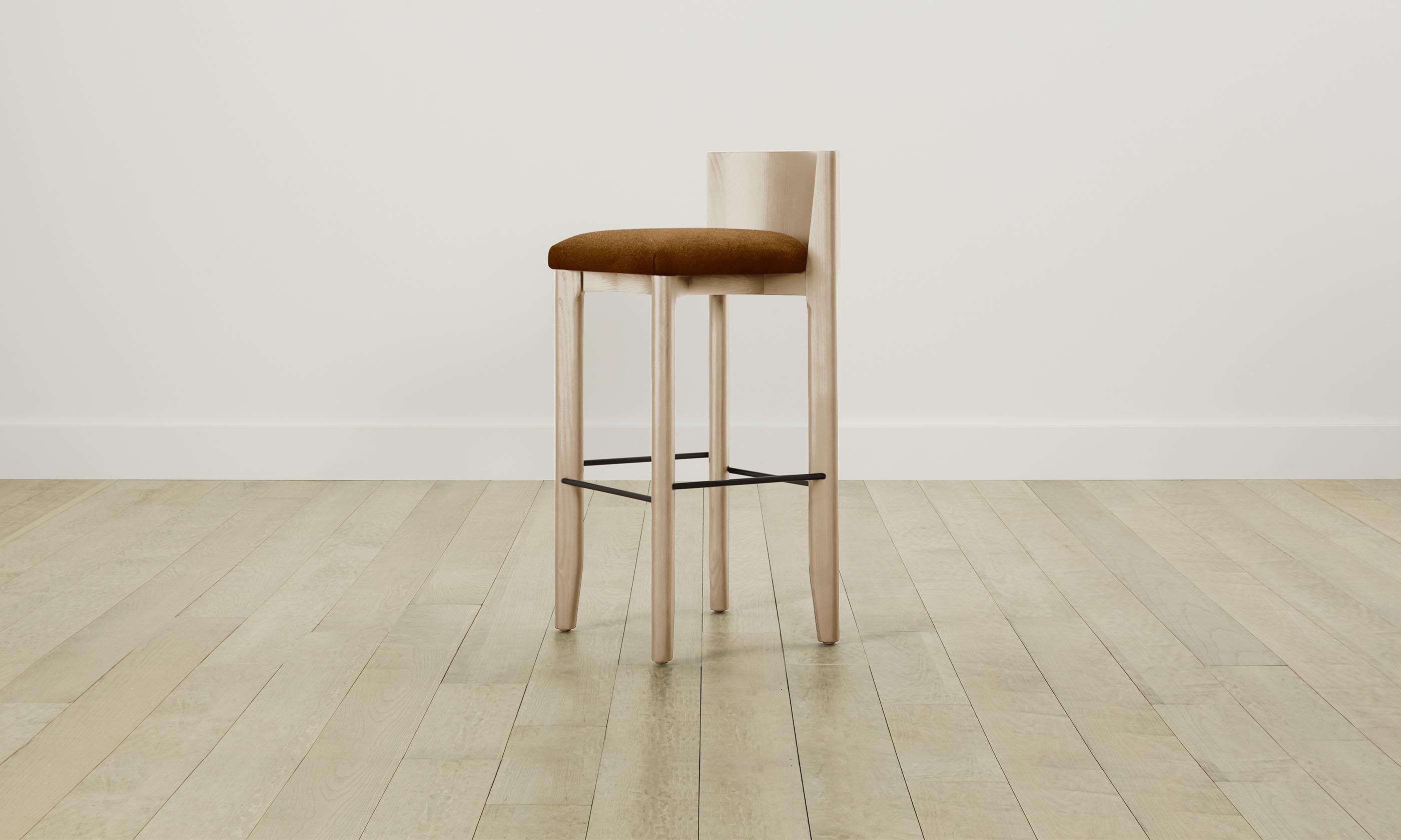 Premium Mohair Brown Sugar Bar & Counter Stool - The Delancey - Modern Kitchen & Dining Room Seating for Home Bars, Breakfast Nooks & Entertainment Areas
