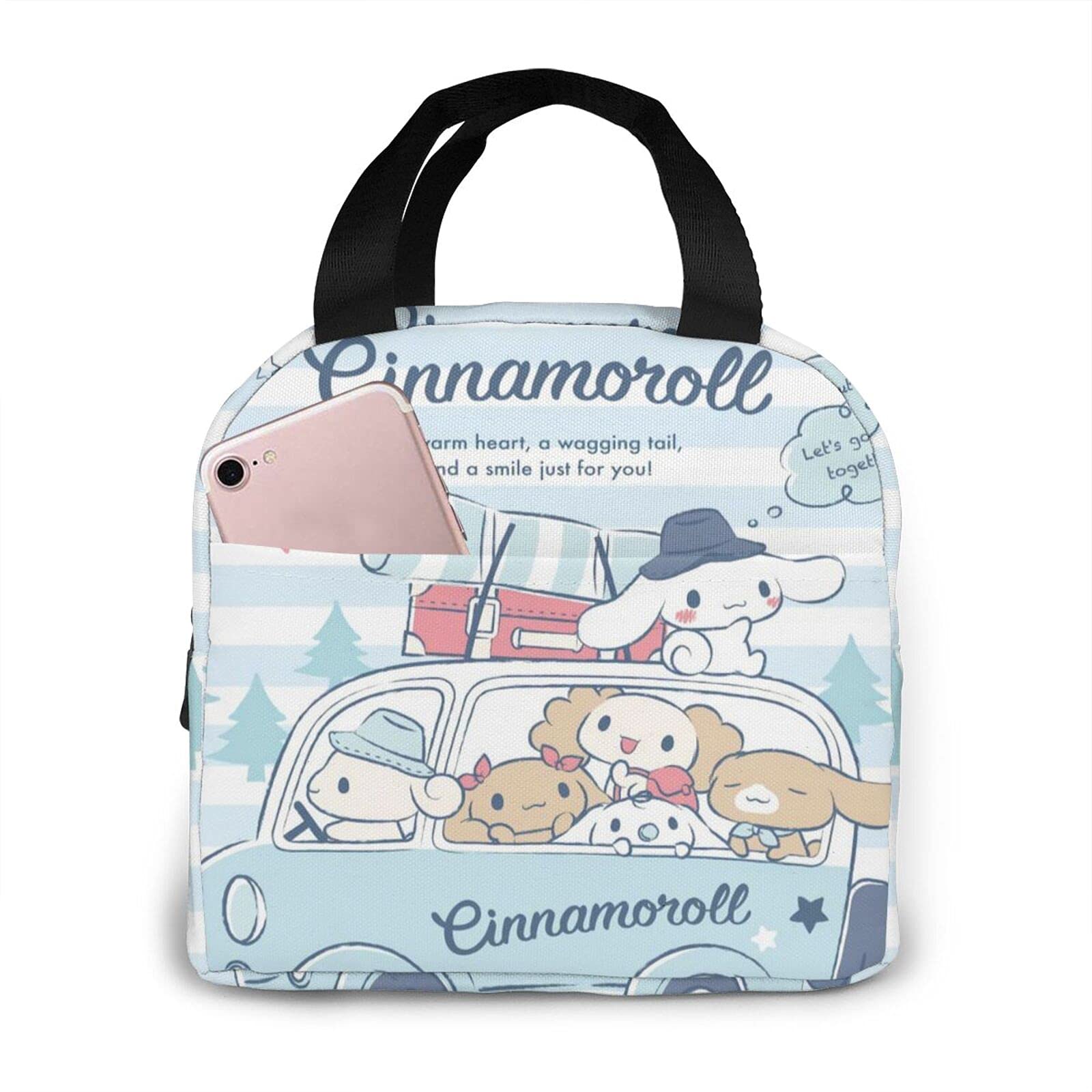 **Insulated Anime Lunch Bag for Women - Cute & Stylish Lunch Tote for Work, School, Travel & Picnic - Bento Box for Adults & Girls**