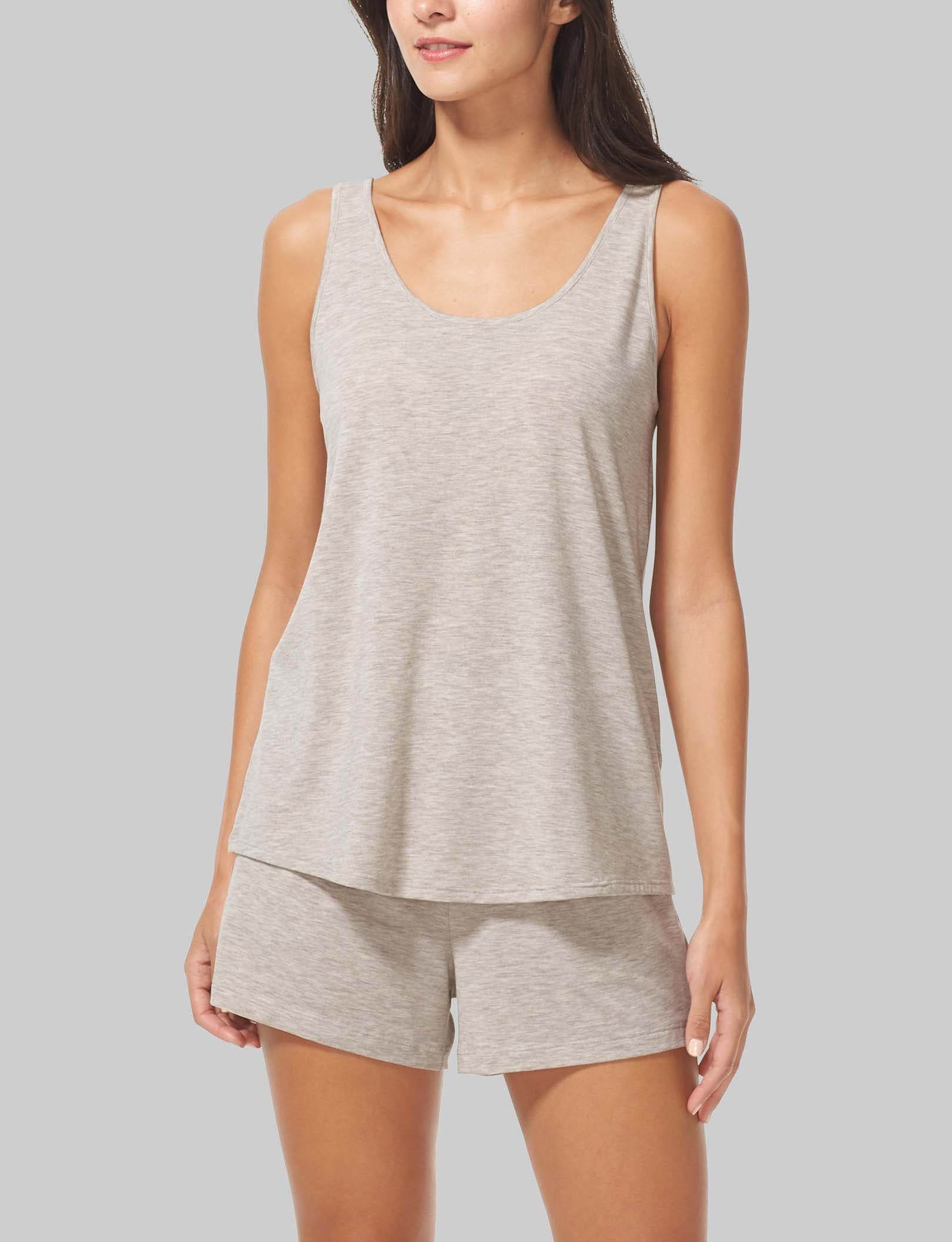 Women's Second Skin Sleep Tank - Ultra Soft Comfortable Sleepwear for Nightwear & Lounge - Perfect for Relaxing at Home or Overnight Travel