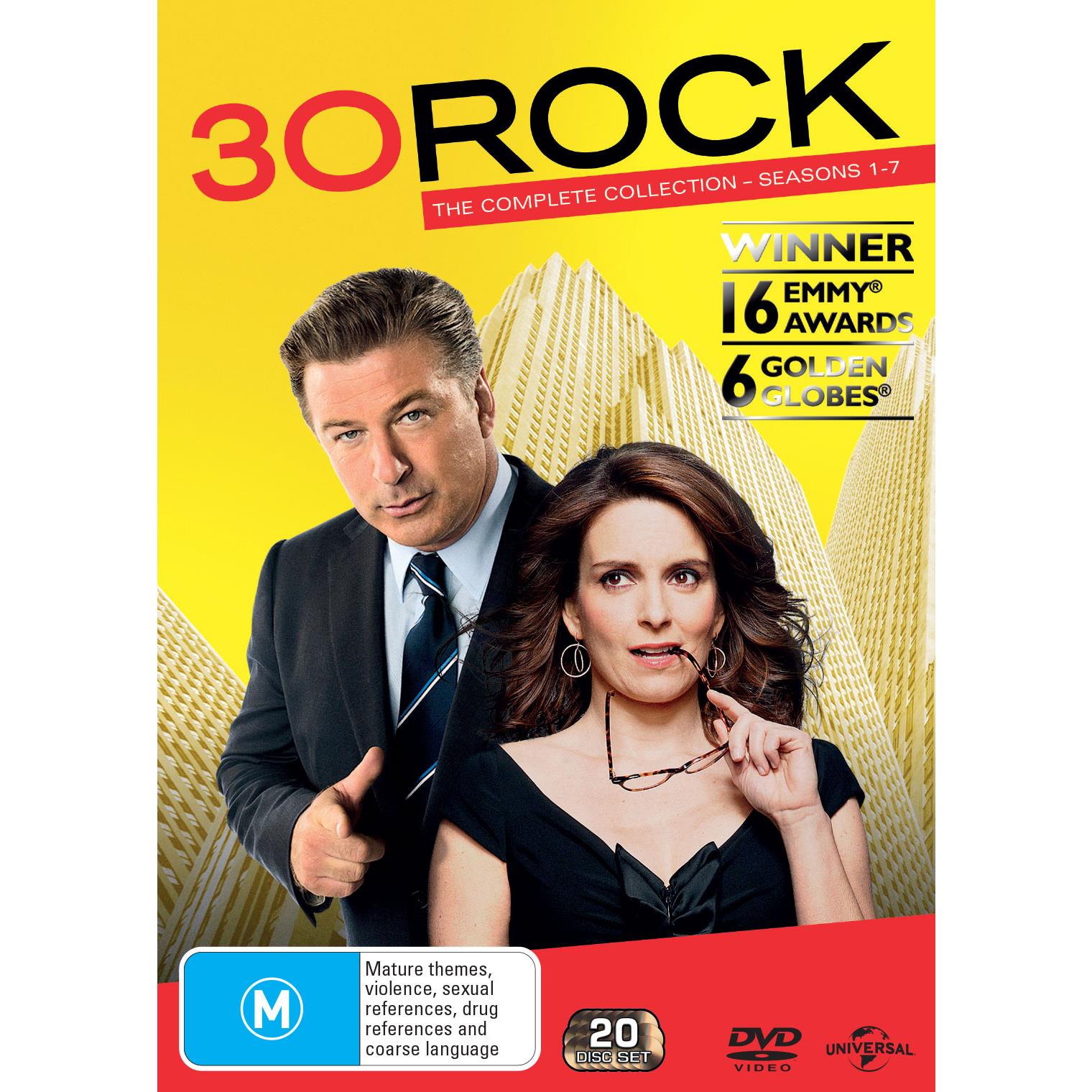 30 Rock: The Complete Series DVD Box Set - Hilarious Workplace Comedy for TV Show Fans & Entertainment Lovers