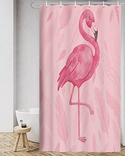 Flamingo Shower Curtain Pink 36x72