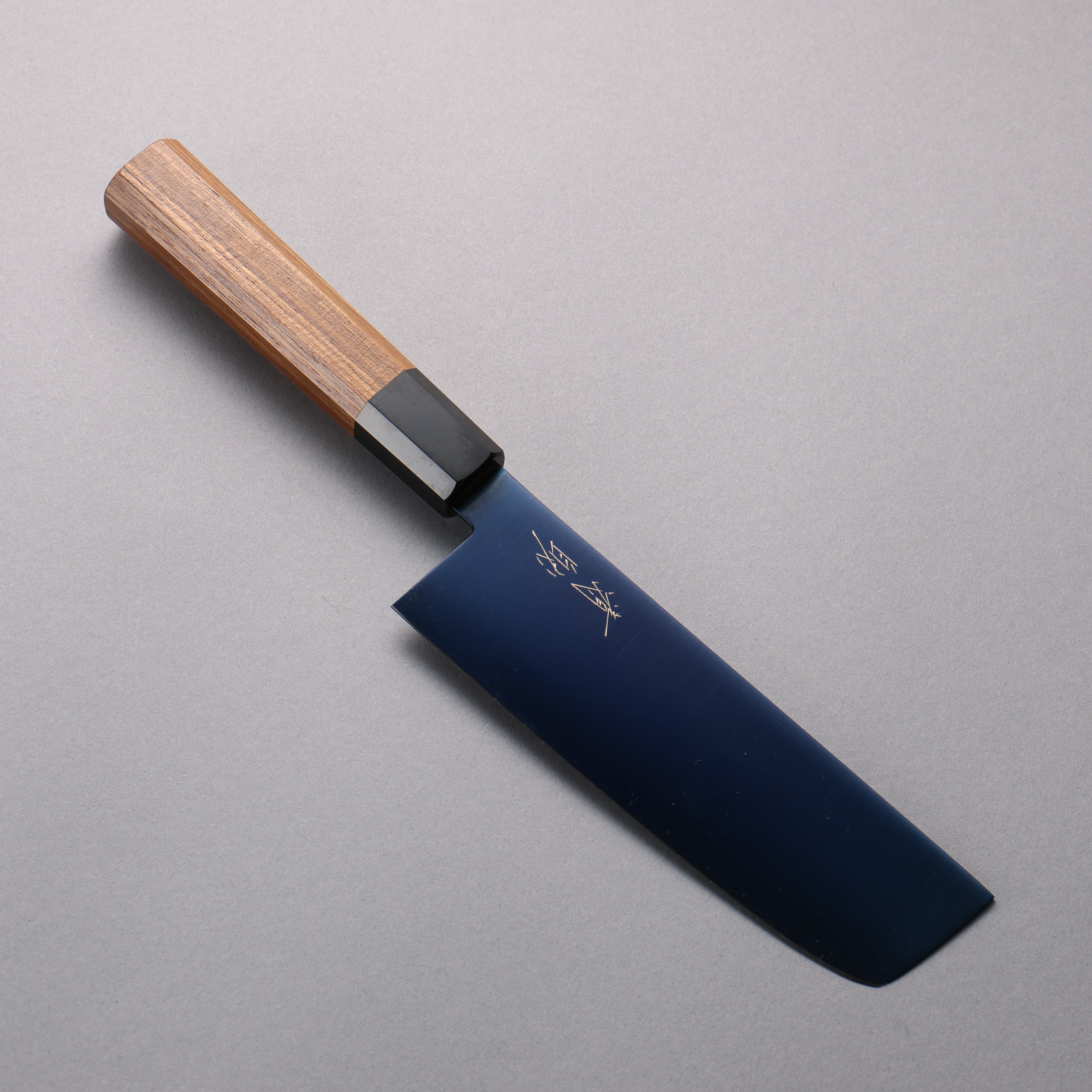 Premium Seisuke SK 85 Nakiri Knife 160mm - Japanese High Carbon Steel with Ion Plating, Teak Wood & Black Plastic Ferrule Handle - Perfect for Slicing Vegetables, Fruits & Herbs in Professional & Home Kitchens
