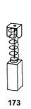 Replacement Carbon Brushes 0515_Skil_9760 H1 for Skil Angle Grinder 9760 H1 - Includes Spring, Wire & Connector | Power Tool Repair & Maintenance Accessories