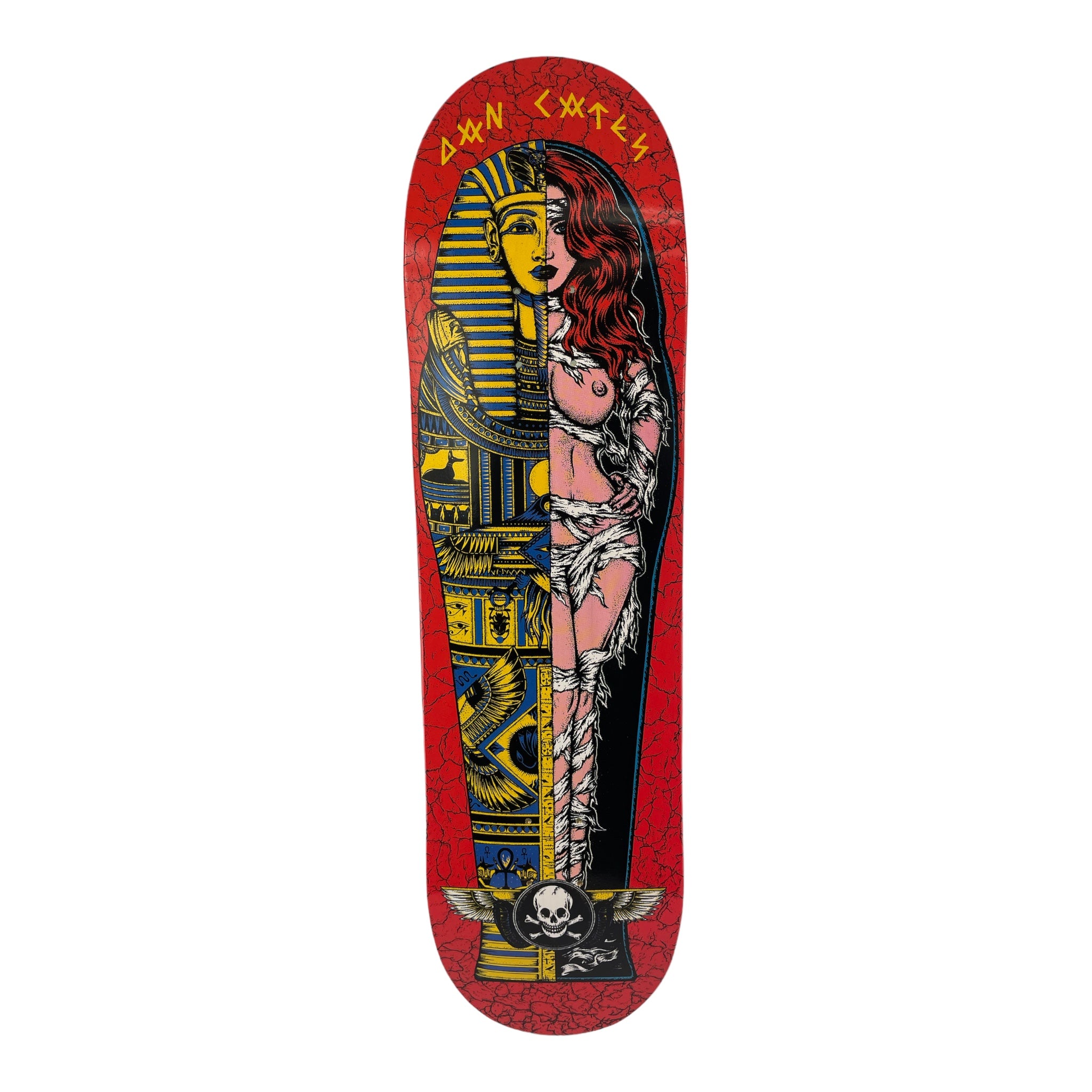 Dan Cates Mummy Pro Deck - Death Skateboards - Select Your Size (7.5, 8.0, 8.25, 8.5) - Perfect for Street Skating & Vert Tricks