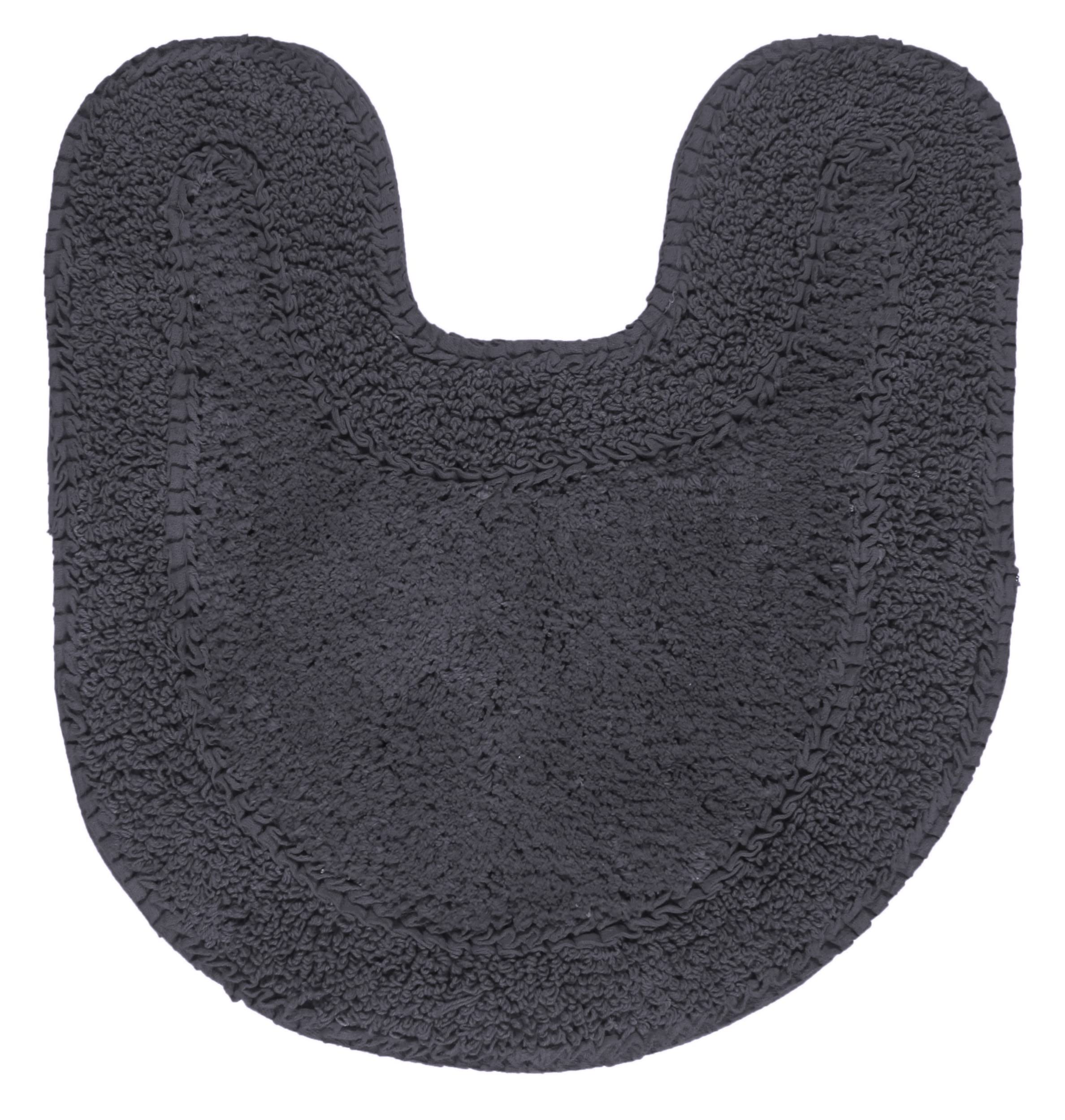 Premium 100% Cotton Bathroom Rugs Set - Home Weavers Double Ruffle Collection | Ultra Soft, Absorbent & Washable Non-Slip Bath Mat | 20