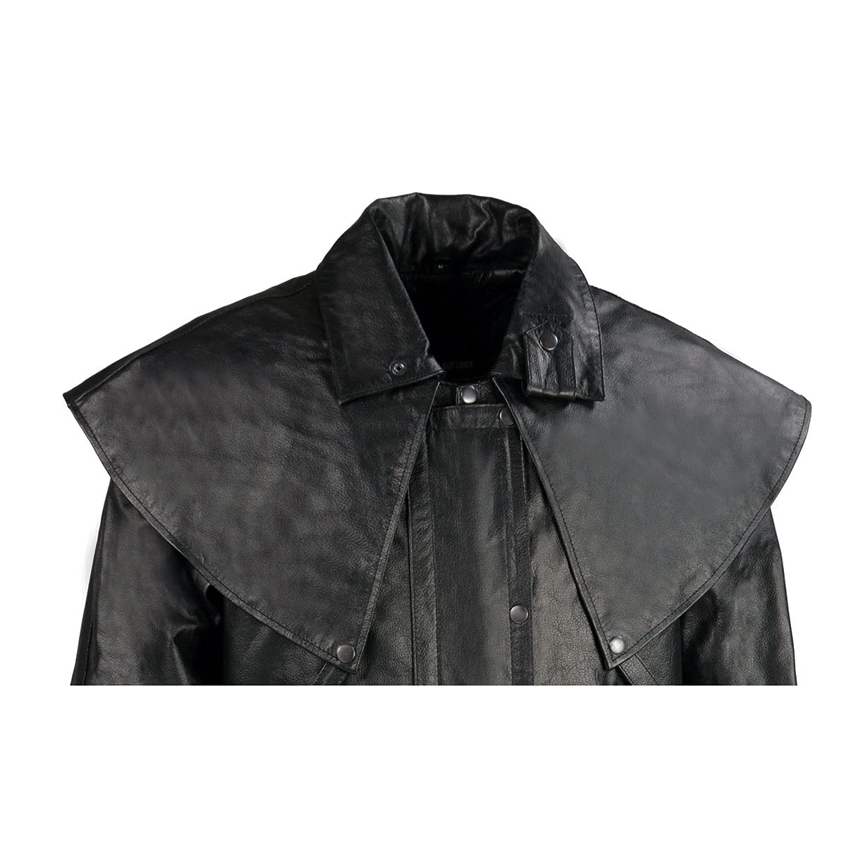 Milwaukee Genuine Leather Cowhide Duster Coat for Men - Western Style with Removable Liner | Perfect for Rodeo, Ranch Work & Outdoor Adventures