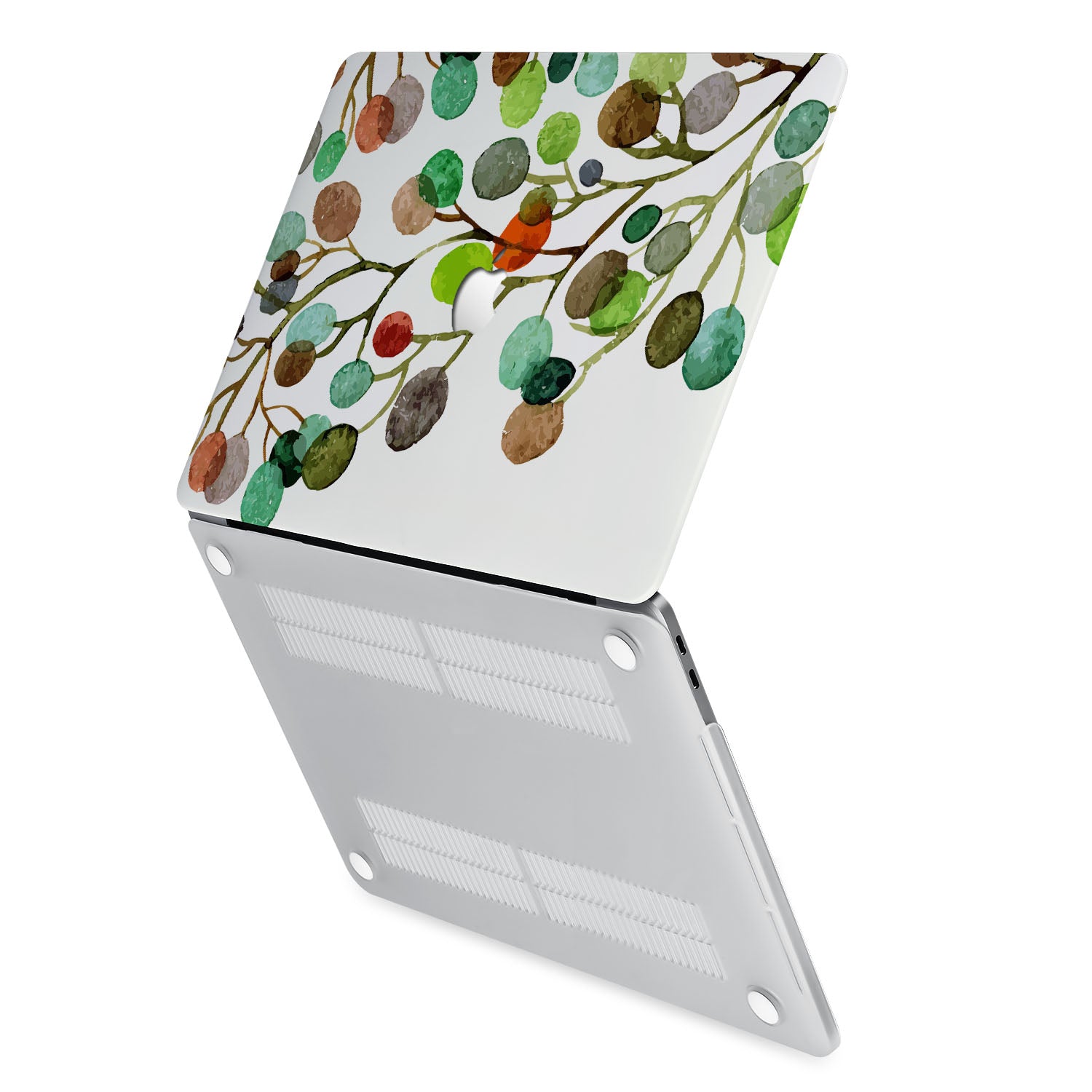 Premium MacBook Pro/Air Protective Case - Durable Scratch-Resistant Cover with Leaf Design - Perfect for Work, Travel & Everyday Use