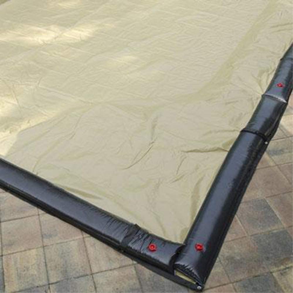 Harris Pool Products Commercial-Grade Water Tubes/Bags for In-Ground Pools - Heavy Duty 24-Gauge UV-Protected Vinyl (8ft Super Duty Double Chamber, 12-Pack, Black) | Perfect for Pool Winterizing, Leak Prevention & Groundwater Protection