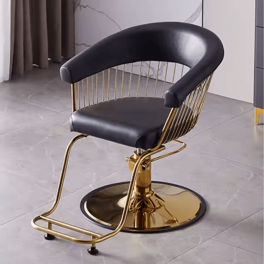 Professional Adjustable Salon Styling Chair - Hydraulic Hairdresser Chair with 360° Swivel & Footrest - Perfect for Barber Shops, Beauty Salons & Home Hair Styling