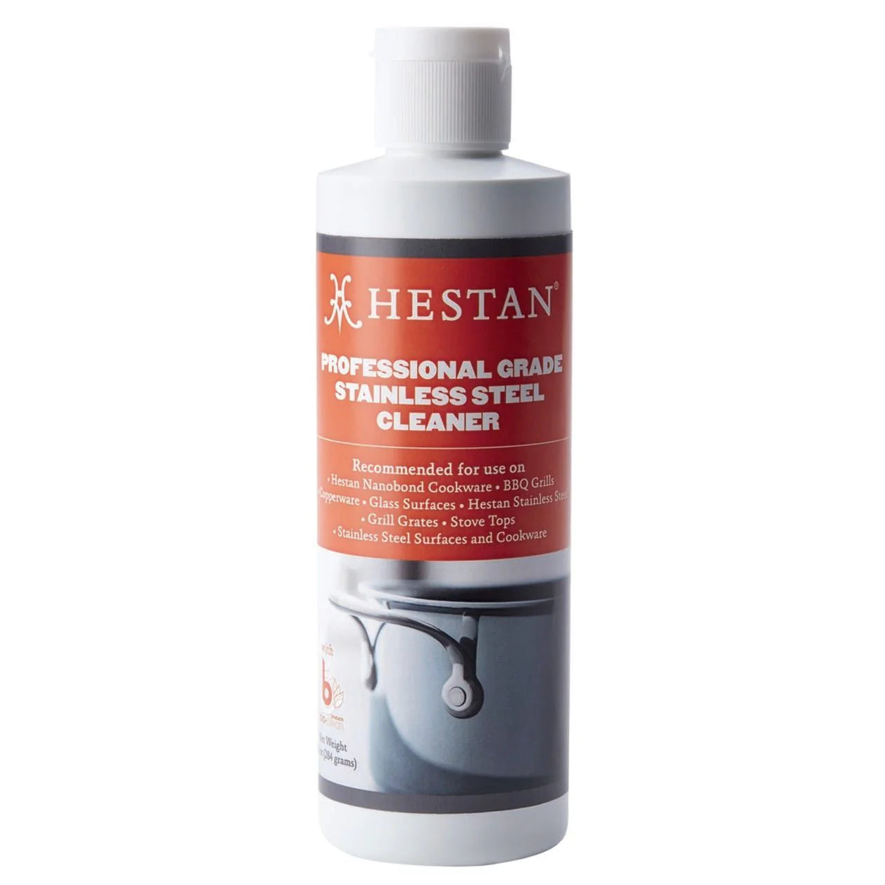 Hestan NanoBond Professional Grade Cookware Cleaner - Heavy Duty Stain Remover for Pots, Pans & Kitchen Utensils - Perfect for Stainless Steel, Non-Stick & Cast Iron Cookware Cleaning