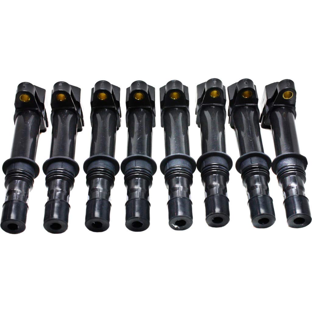 2007-2008 Dodge Nitro Ignition Coil Set - 8 Pack 12V Coil-on-Plug Replacement Parts | Compatible with Dodge Nitro 3.7L V6 Engine | Perfect for Engine Tune-ups & Performance Upgrades