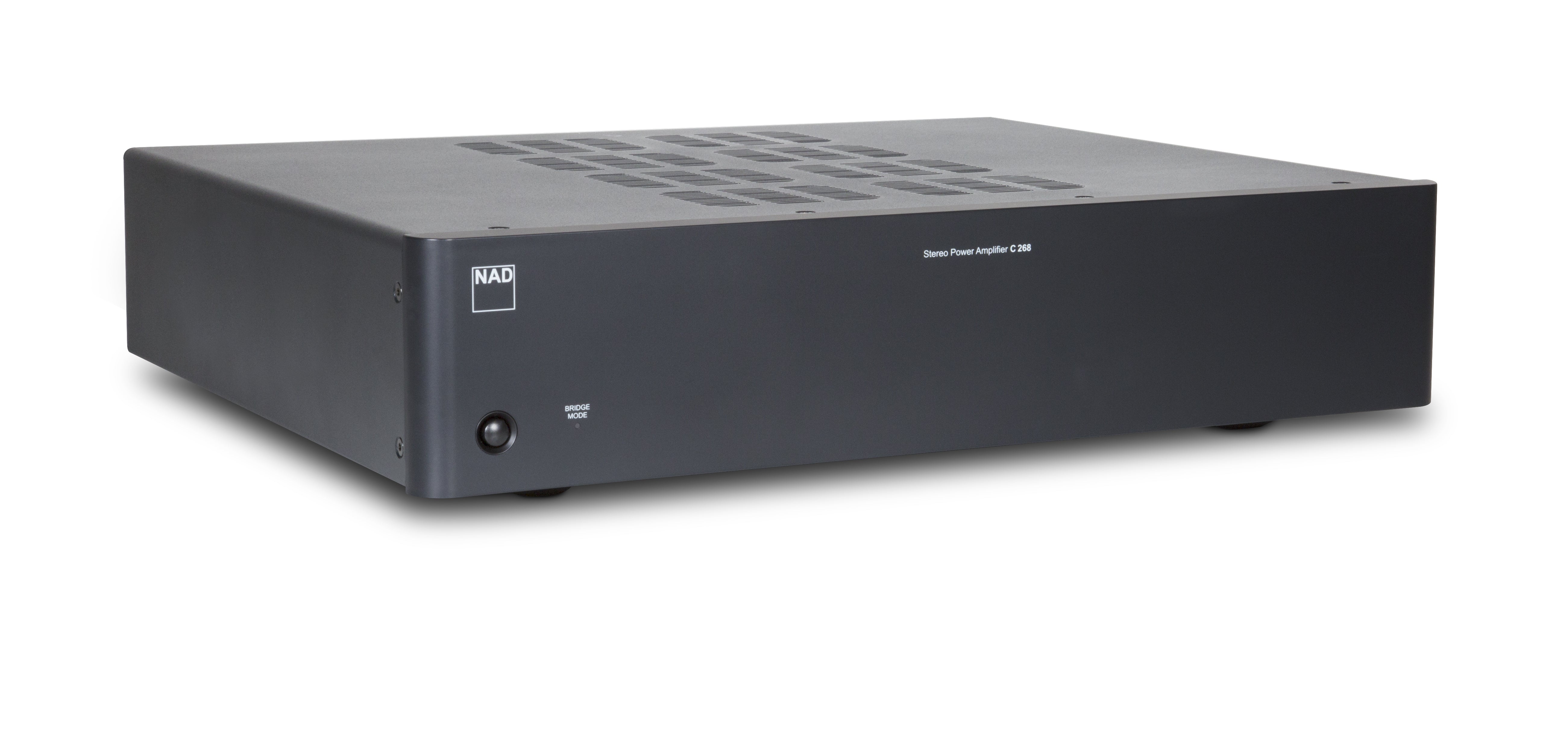 NAD C 268 Stereo Power Amplifier - High-Fidelity 2-Channel Audio Amplifier for Home Theater & HiFi Systems | Perfect for Audiophiles & Music Enthusiasts