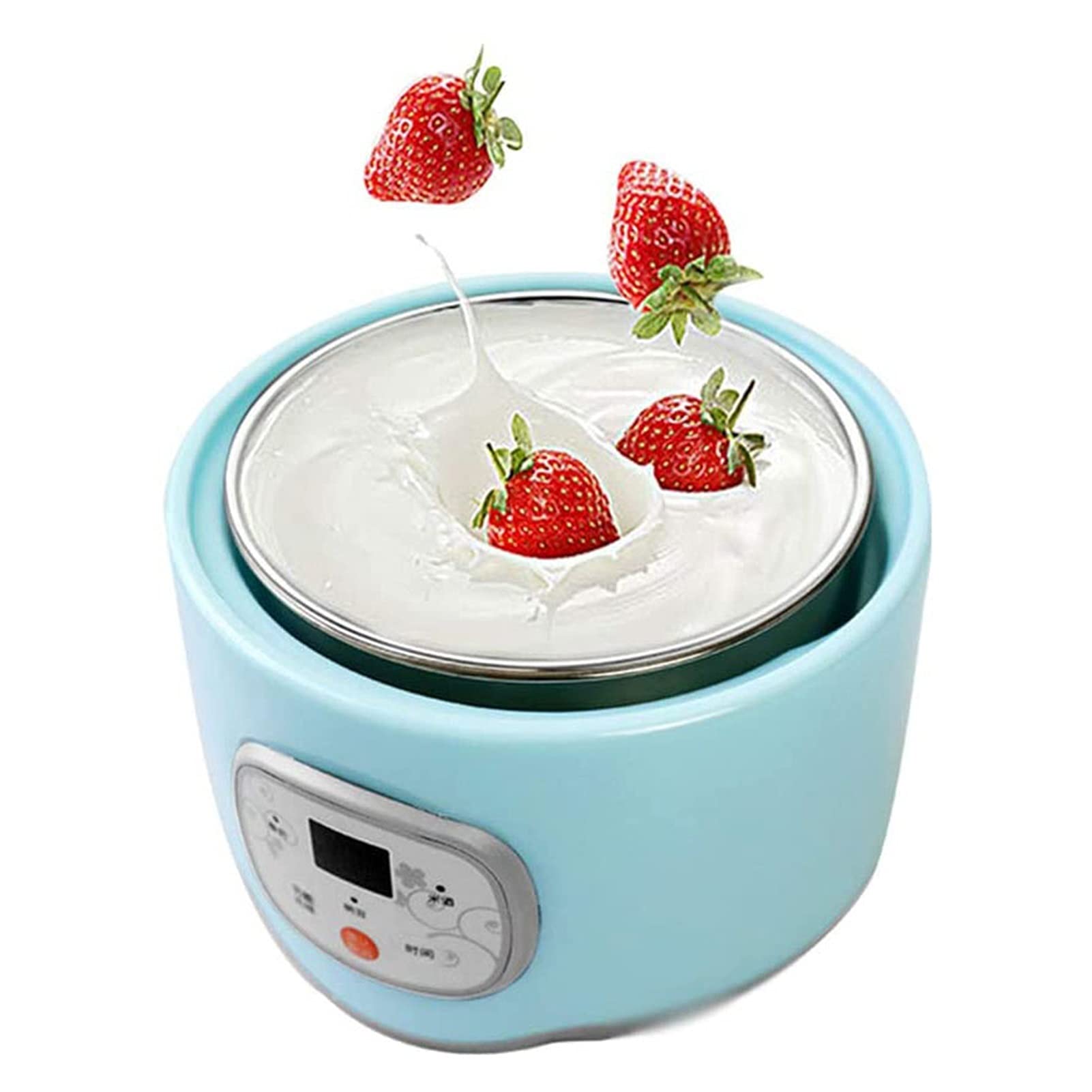 Automatic Electric Yogurt Maker Machine - 1.0L Easy Homemade Frozen Yogurt Maker for DIY, Perfect for Healthy Breakfast, Snacks & Dessert Making at Home