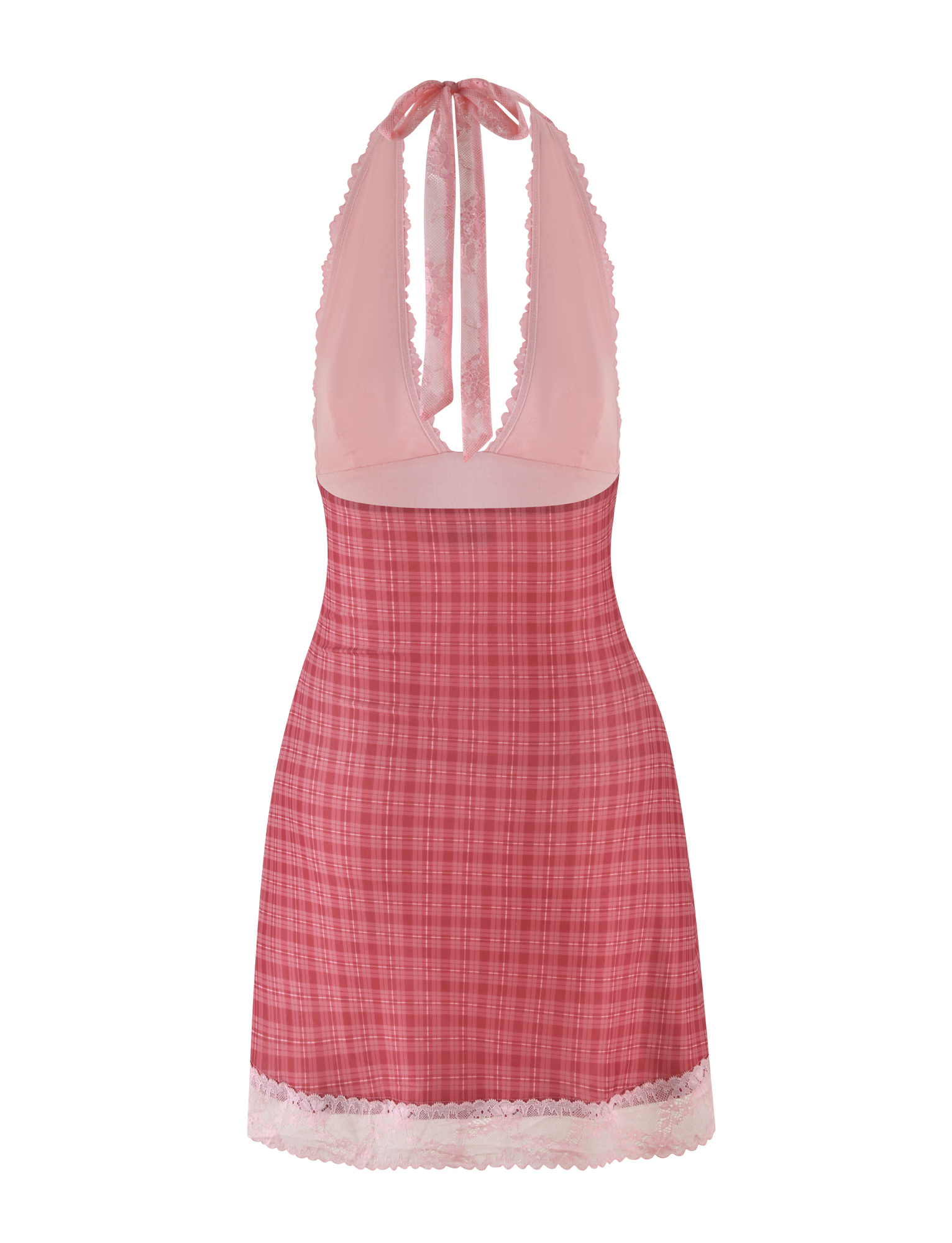 Navia Women's Red Check Dress - Stylish Floral Print Casual Summer Dress for Outdoor, Party & Vacation