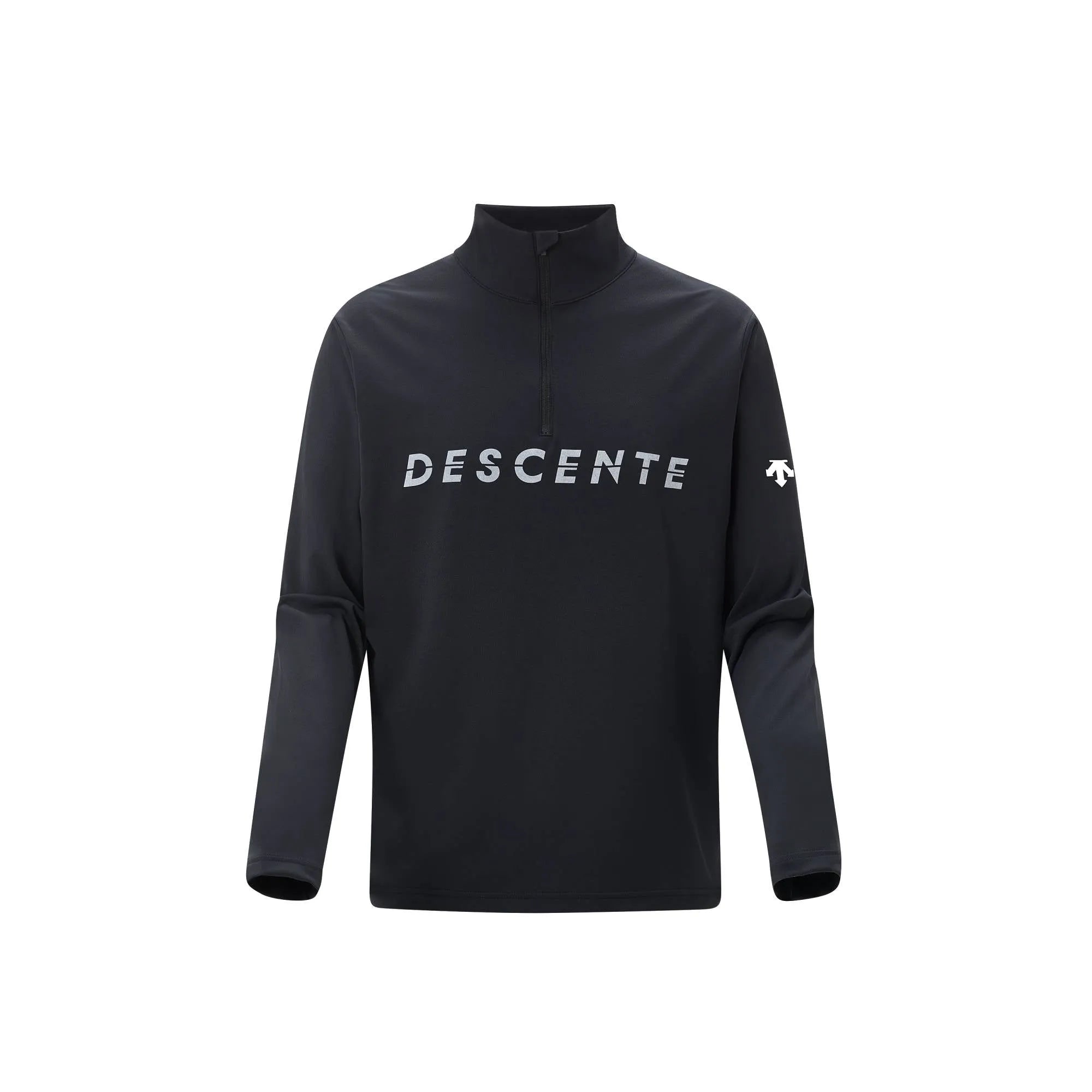 Descente Men's Archer T Neck 2025 - Lightweight Performance Running Shirt for Men | Moisture-Wicking & Breathable Athletic Top for Jogging, Gym & Outdoor Sports