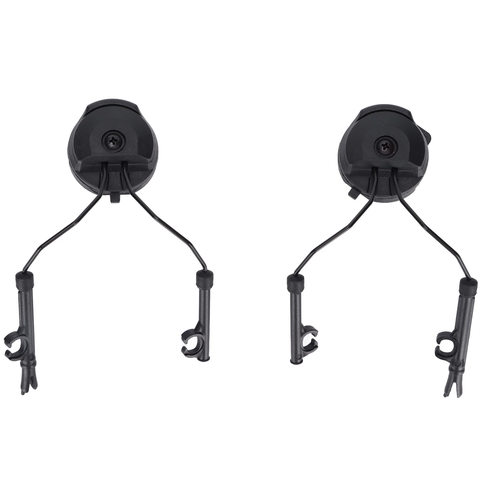BRDI Helmet Headset Adapter - Durable Arc Rail Mount for Outdoor & Tactical Helmets - Secure Headset Holder for Motorcycle, Military & Sports Use (Black)
