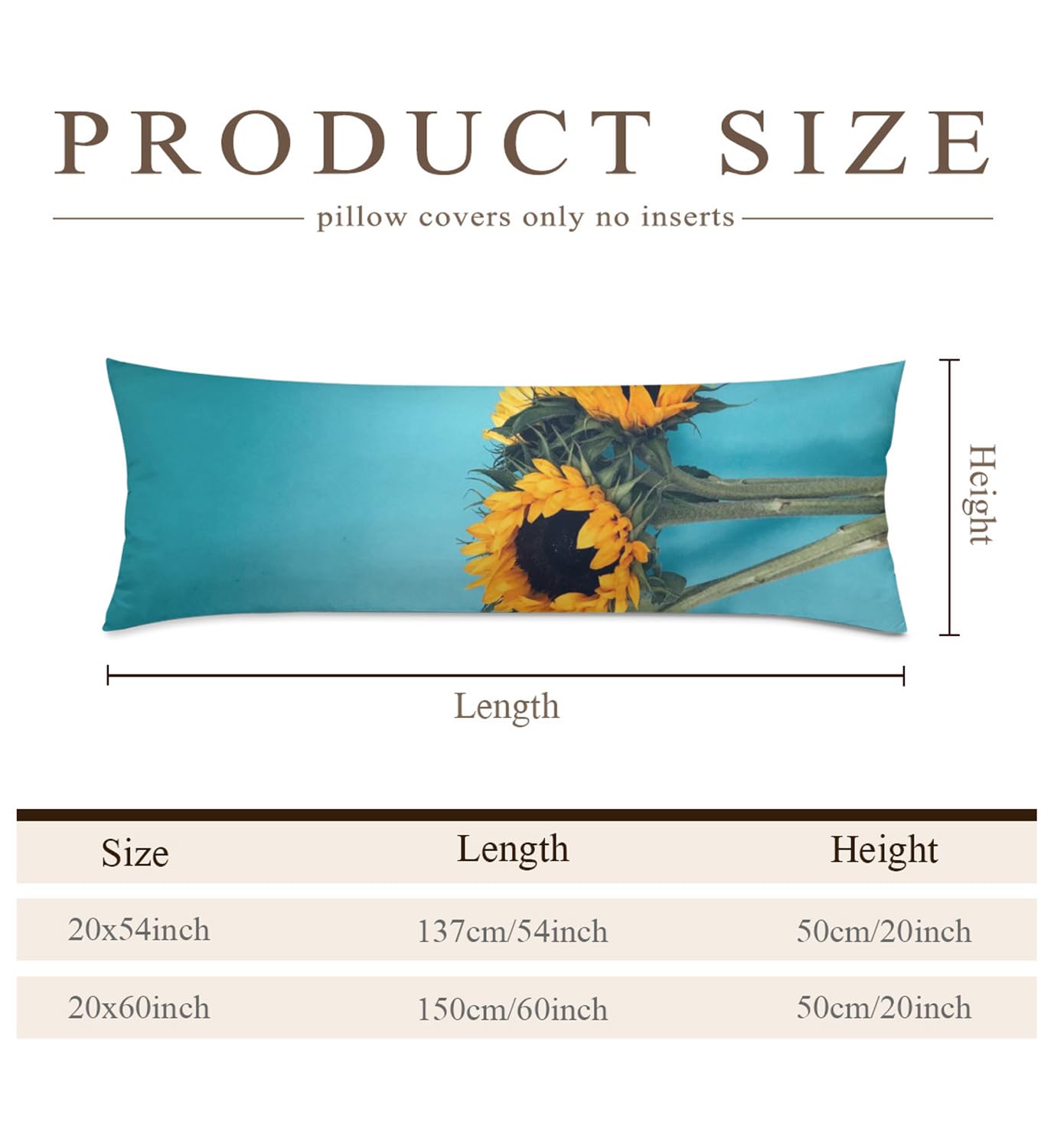 Custom Anime Body Pillow Cover 20x54 Inches - Personalized Photo & Text Printing - Soft Removable Pillowcase for Home Decor, Cosplay & Gift Giving