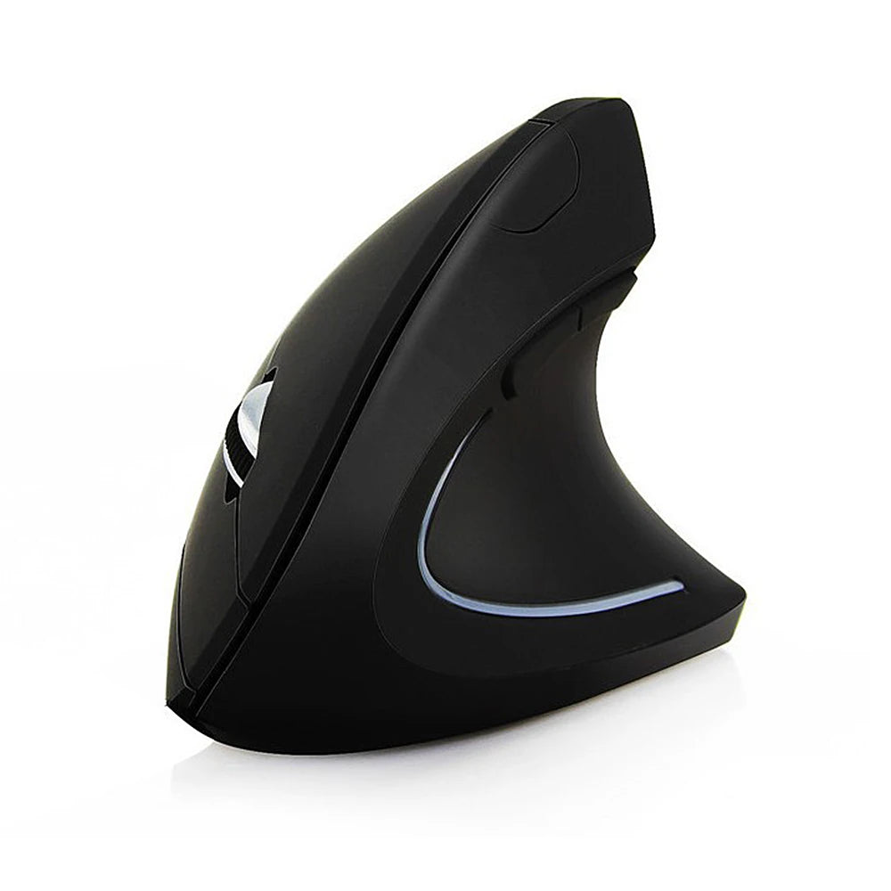Ergonomic Wireless Vertical Mouse with USB 2.4GHz Receiver - Comfortable Ergonomic Design for Office Work, Gaming & Computer Use - Reduce Wrist Pain & Improve Productivity