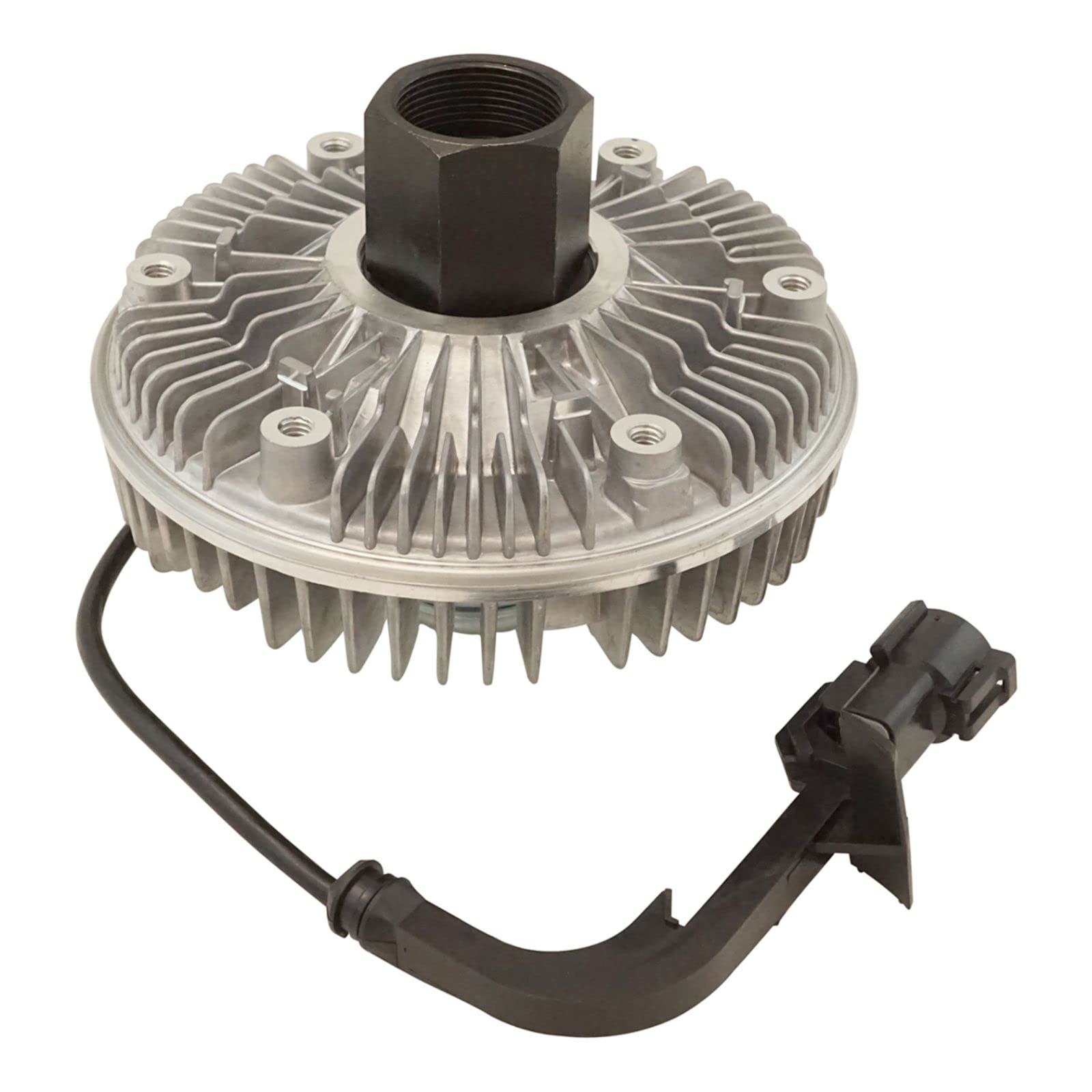 High-Performance Electric Radiator Cooling Fan Clutch for Ford Super Duty Power Stroke 6.0L V8 Diesel Engine - Perfect for Off-Roading & Heavy-Duty Towing